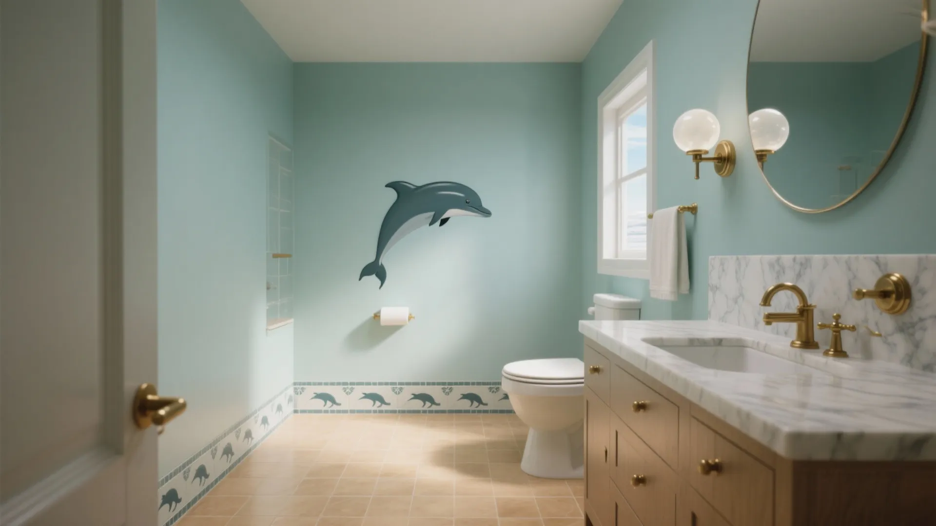 Dolphin Bathroom Decor: 5 Creative Ideas: Playful, practical dolphin-themed bathroom tips from a designer with 10+ years of experience
