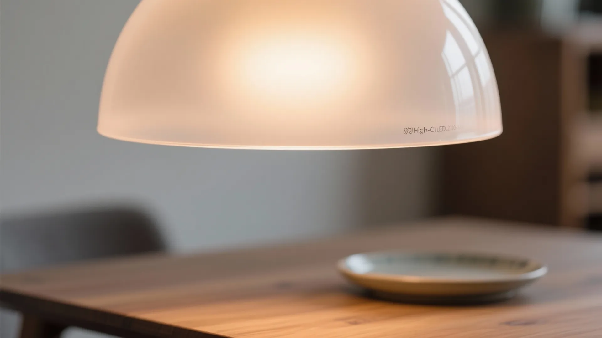 1) Soft-diffused dome pendants for cozy dining