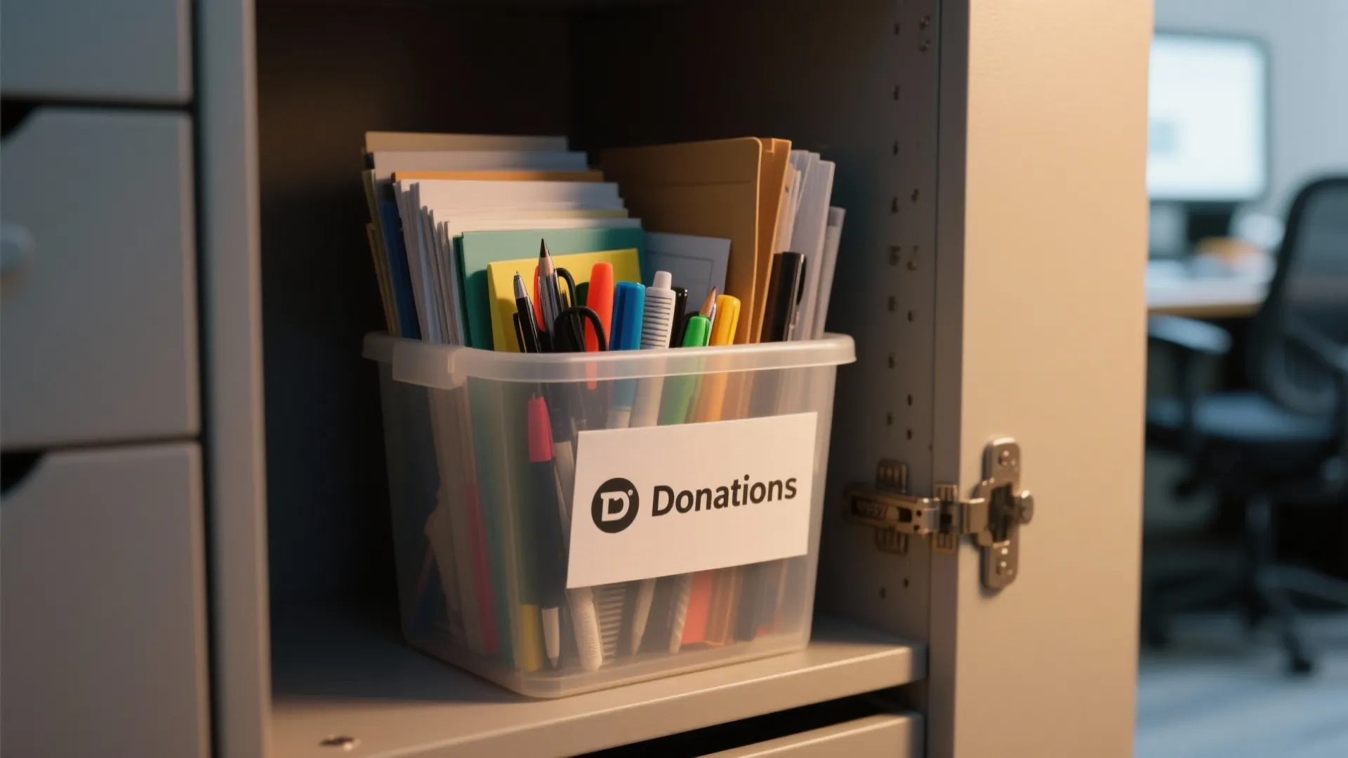 10. Keep a Donation Box Handy