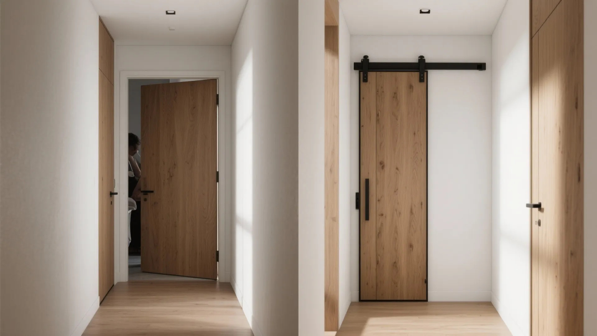 Sliding pocket doors and multi-purpose furniture
