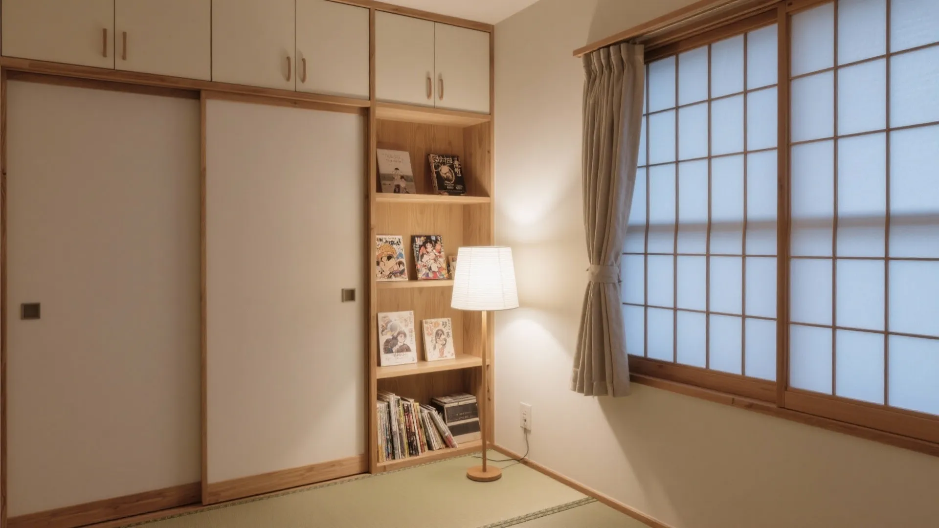 Tips 3: 扉付きユニットで“視覚ノイズ”を抑える（日式風格の整え方）