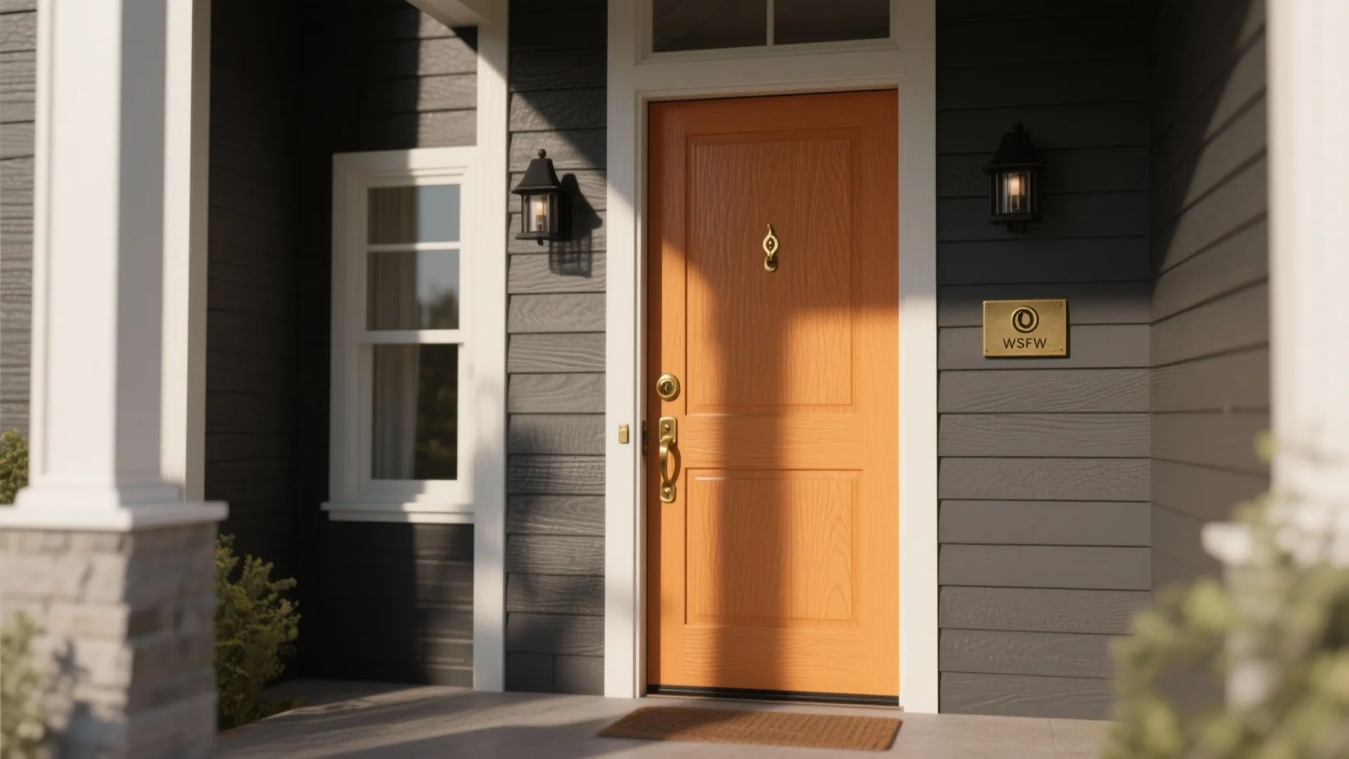 4. Elevate entryways and doors with contrast