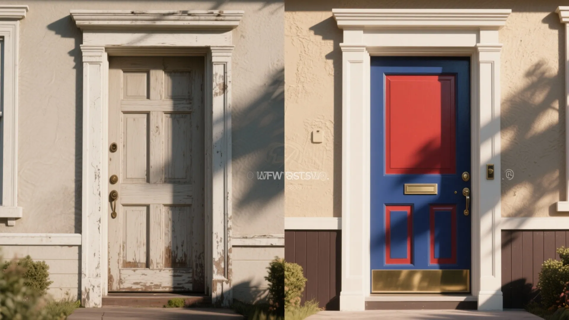 4. Don’t forget trim, doors, and accents