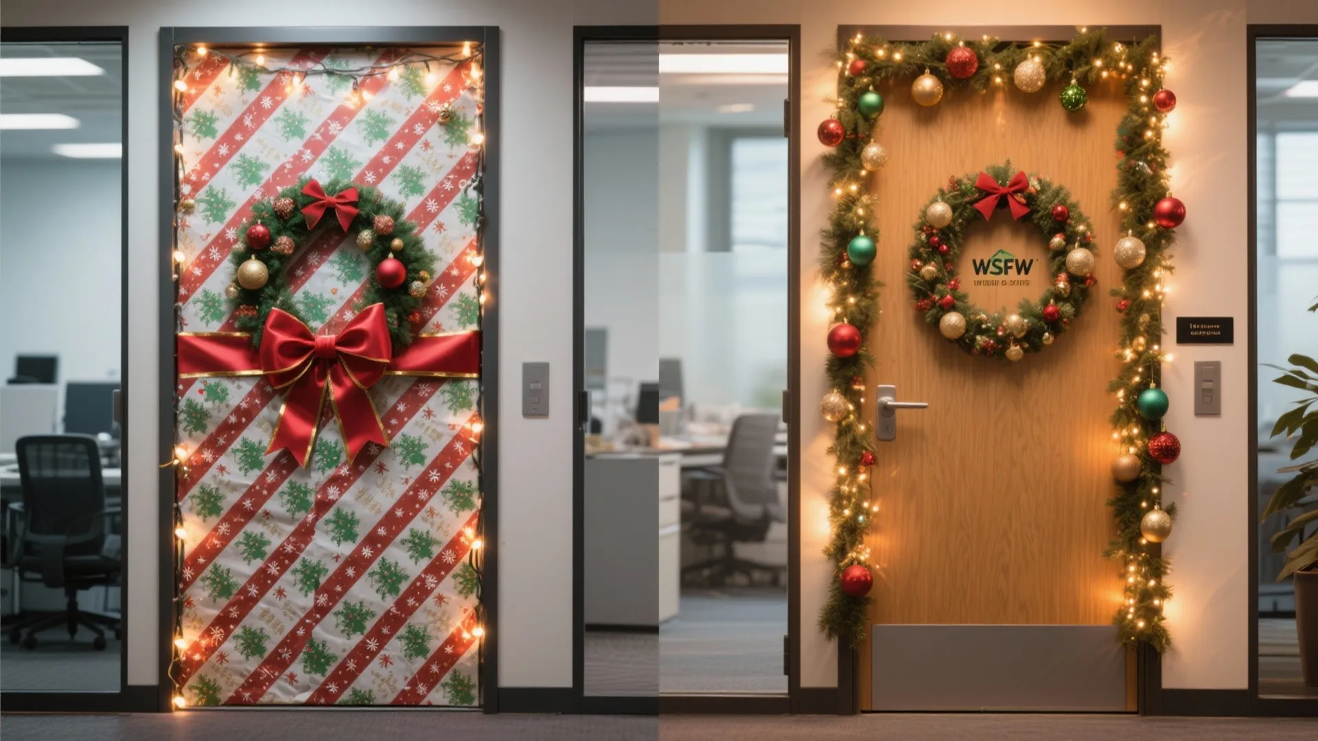 3. Desk Door Decorating Challenge