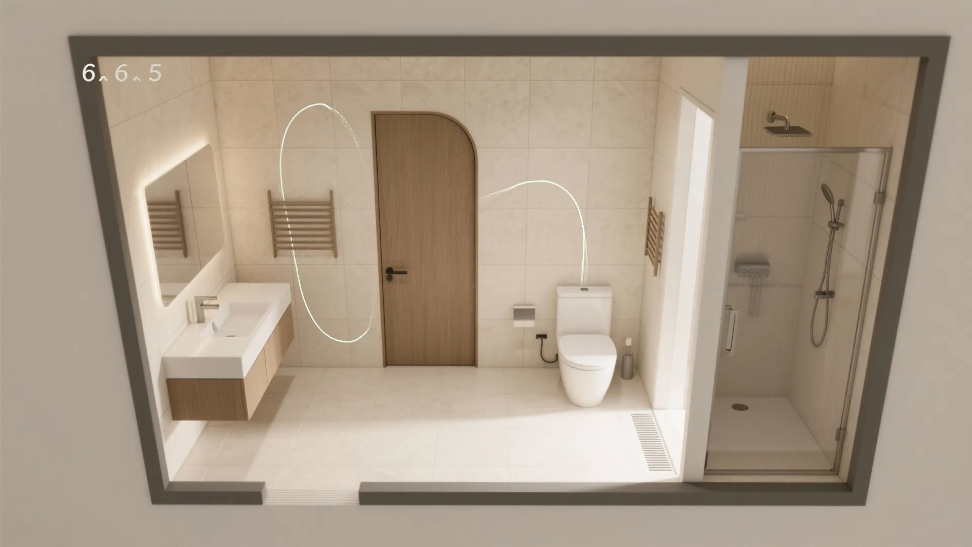 Smarter door and circulation: pocket, outswing, and inline fixtures