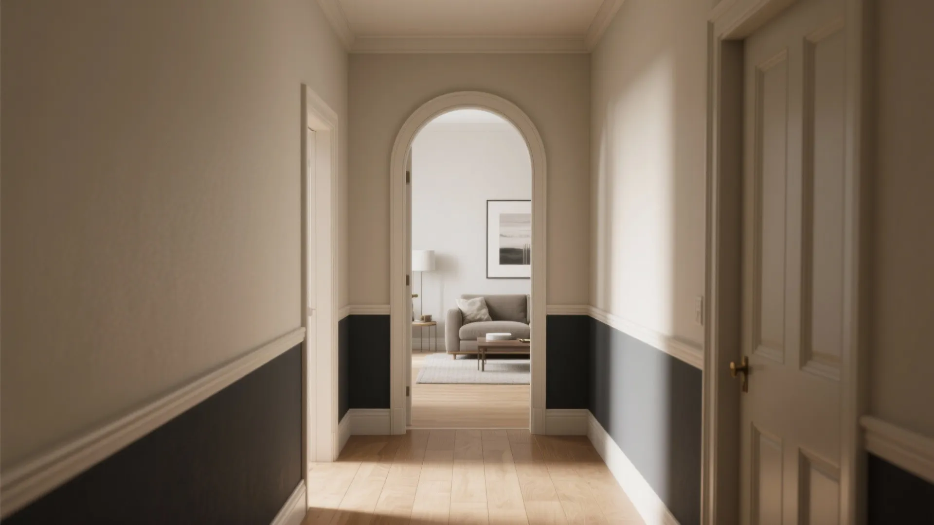 Color-Blocked Doorway and Niche Frames