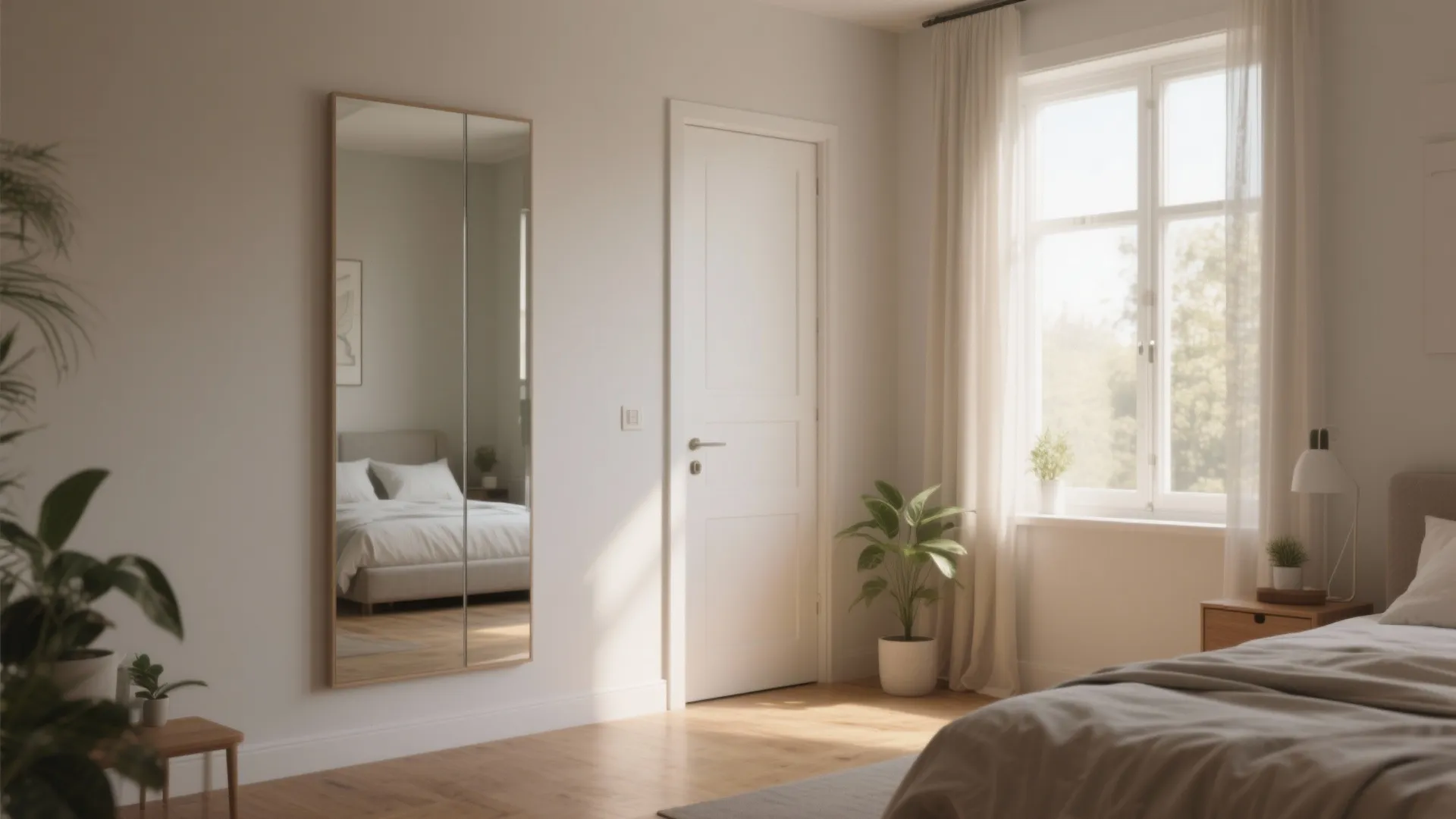 DIY Door Mirror: Transform Your Space with a Simple Door Mirror Project: 1 Minute to Brighten Your Room with This DIY Door Mirror Hack