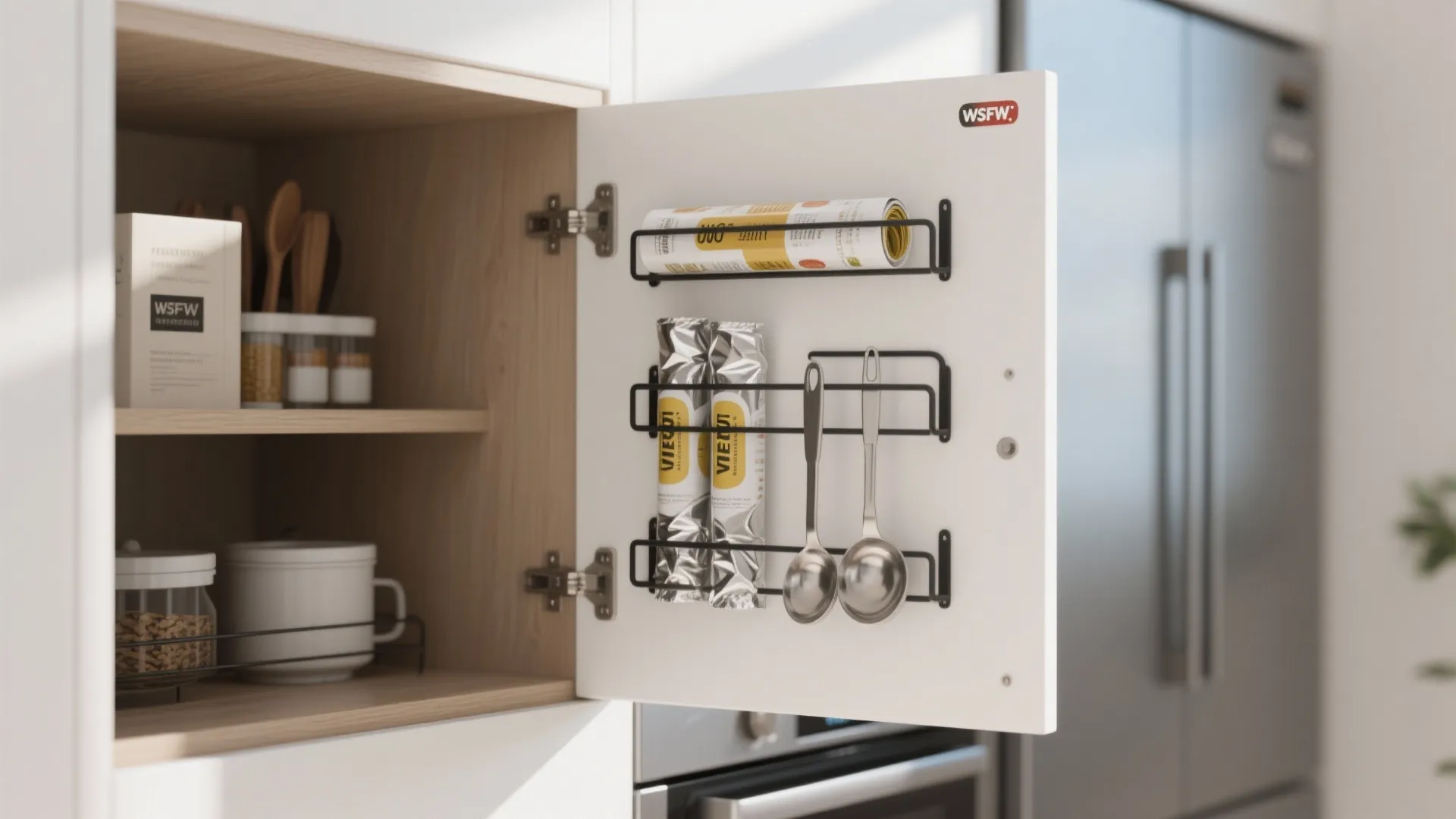 4. Door-Mounted Organizers