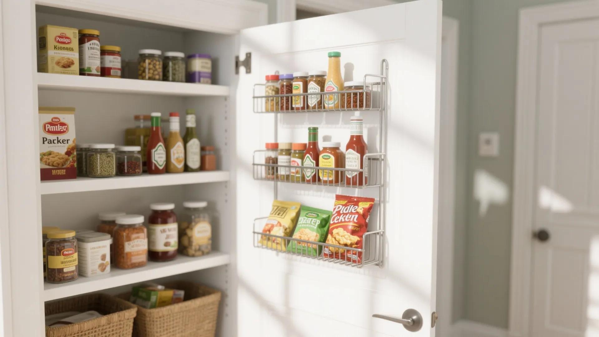 4. Door-Mounted Racks