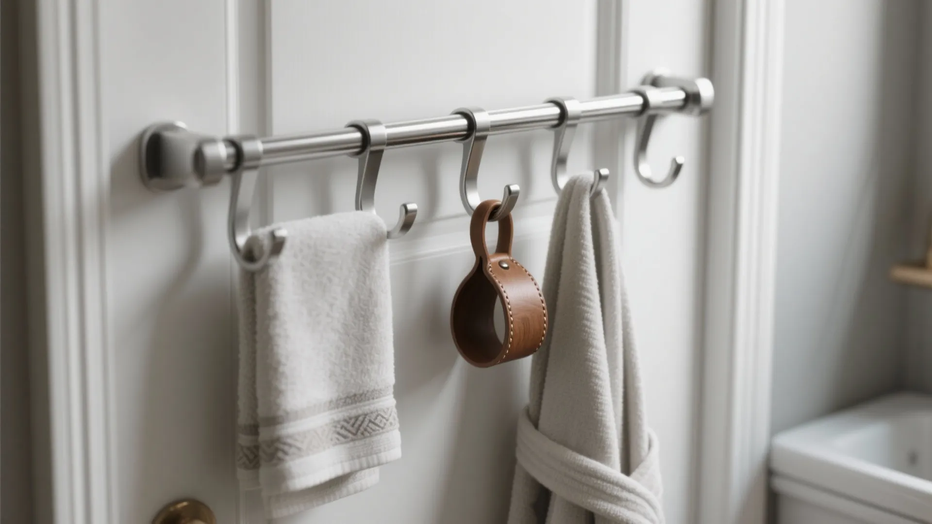 2. Back-of-door multi-hook rack