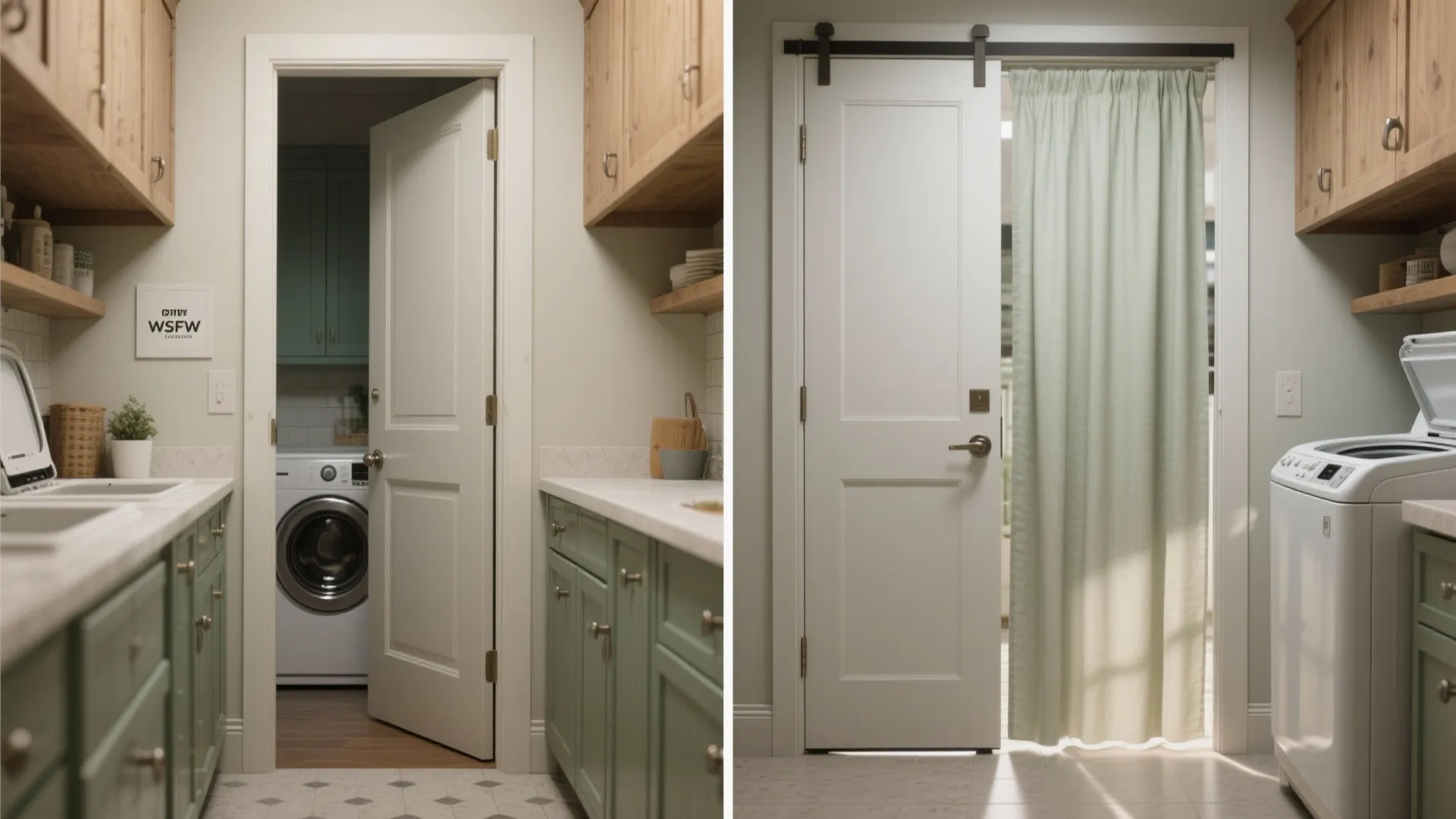 4. Smart Door Choices: Pocket Doors, Bi-Folds or Curtains