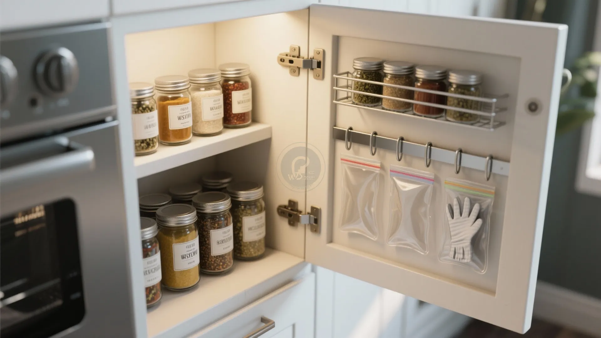 4. Inside-door and magnetic organizers