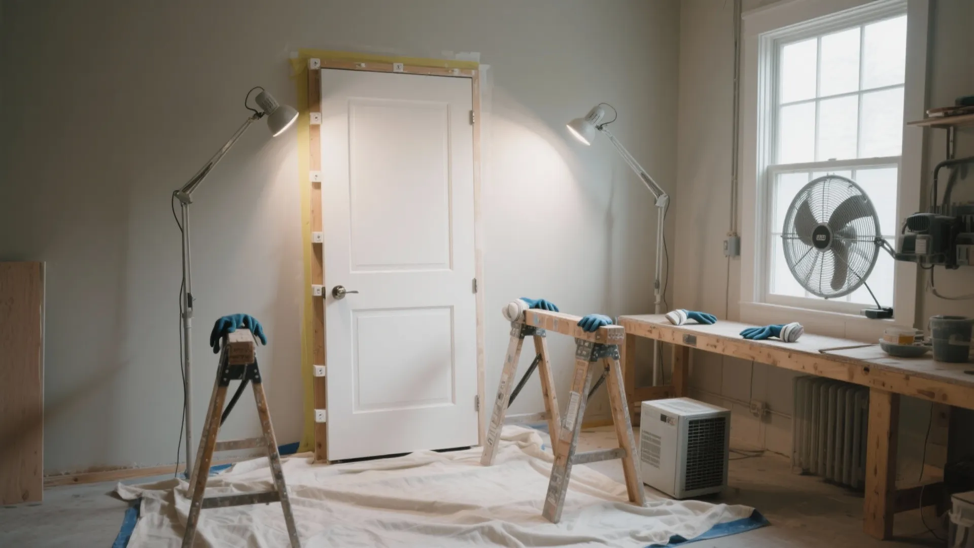 DIY Door Painting Stand: Easy Guide for Home Projects: 1 Minute to Make Your Own Door Painting Stand and Save Time