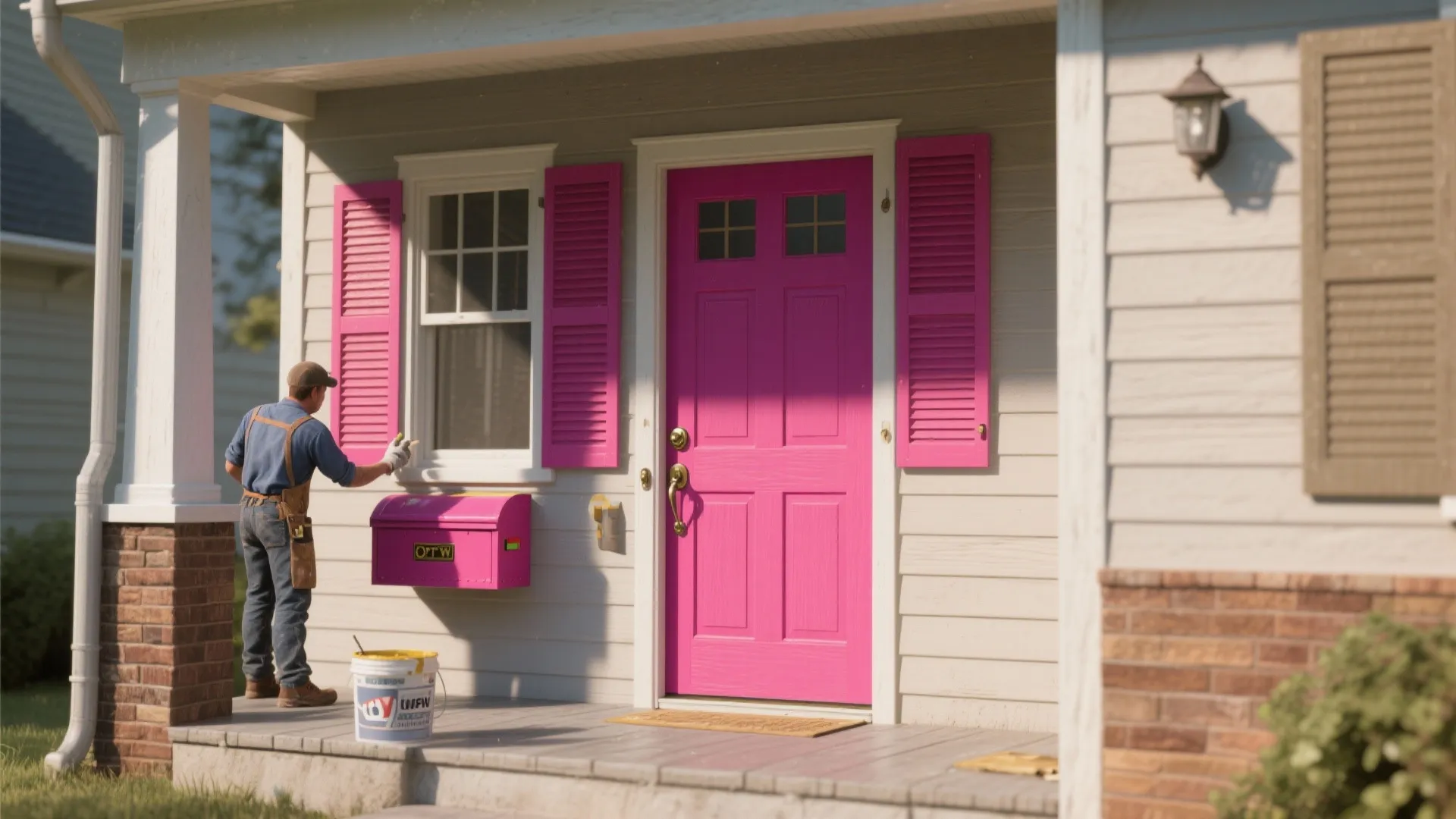 5. Door and shutter pop: low-cost focal points