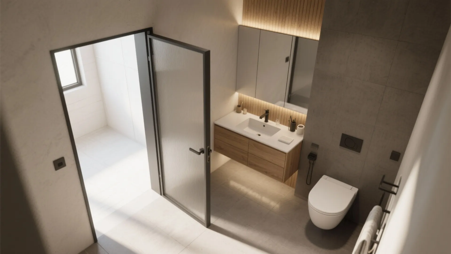 Idea 3: Edit the first glance with door and sightlines