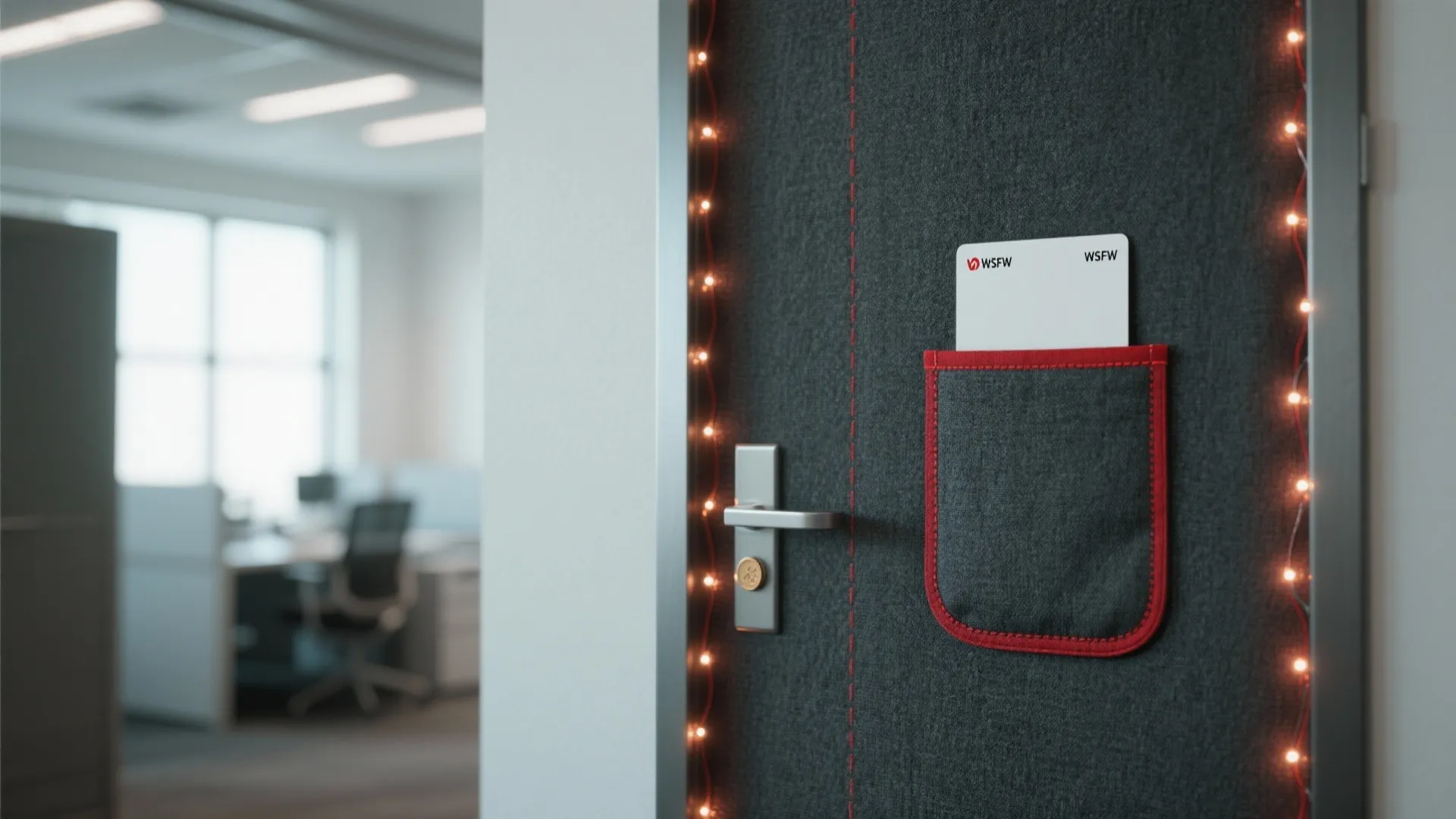 5) Reusable Door Slipcover