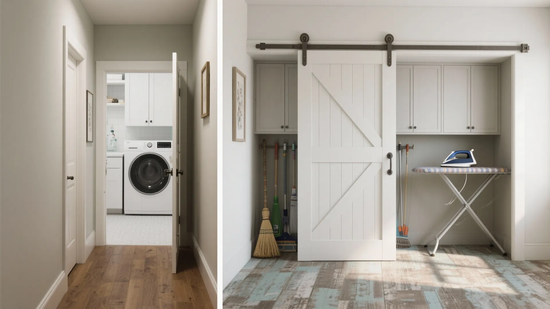 4. Clever Door Solutions and Hidden Storage