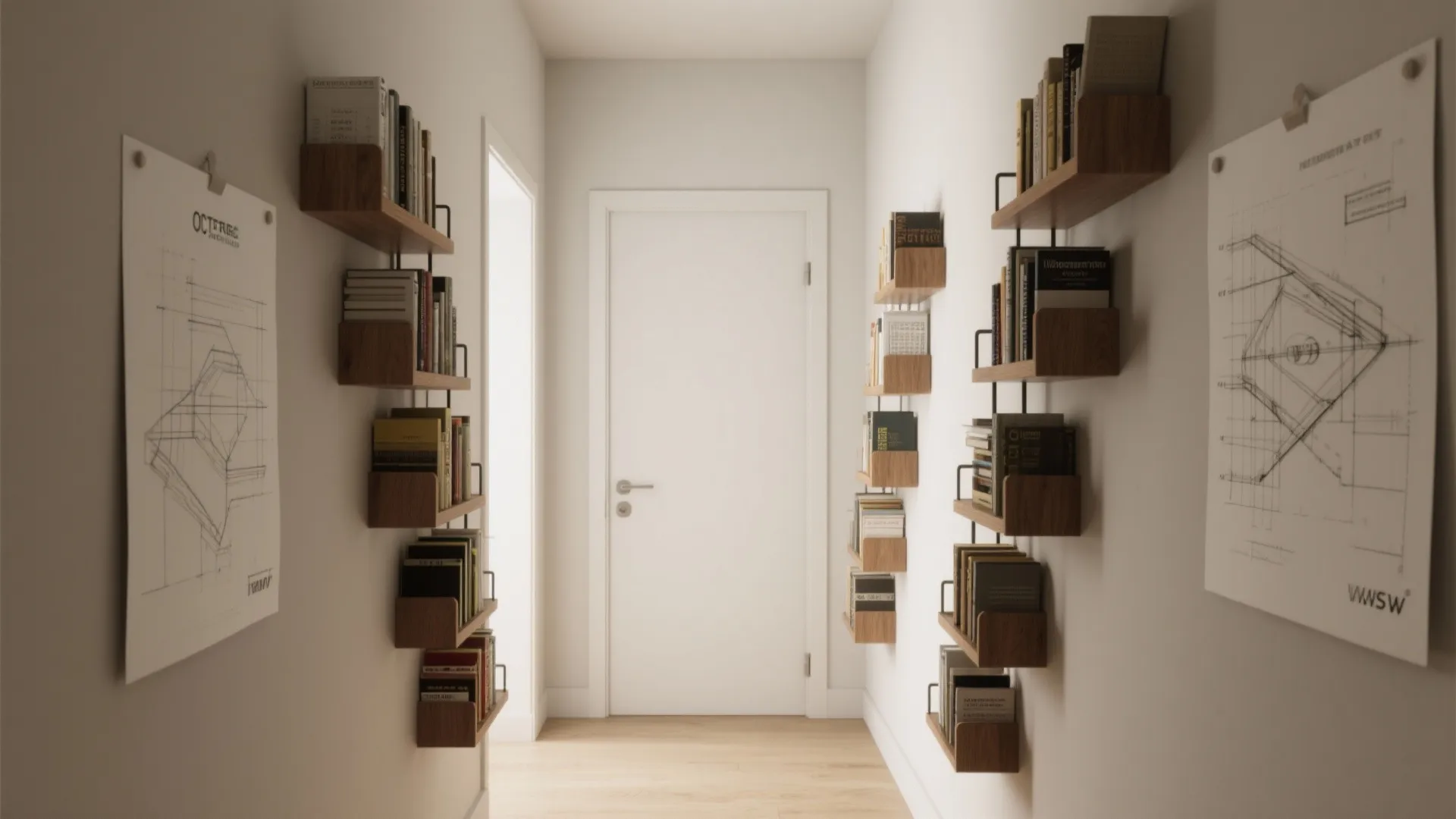 4. Door and stair riser storage