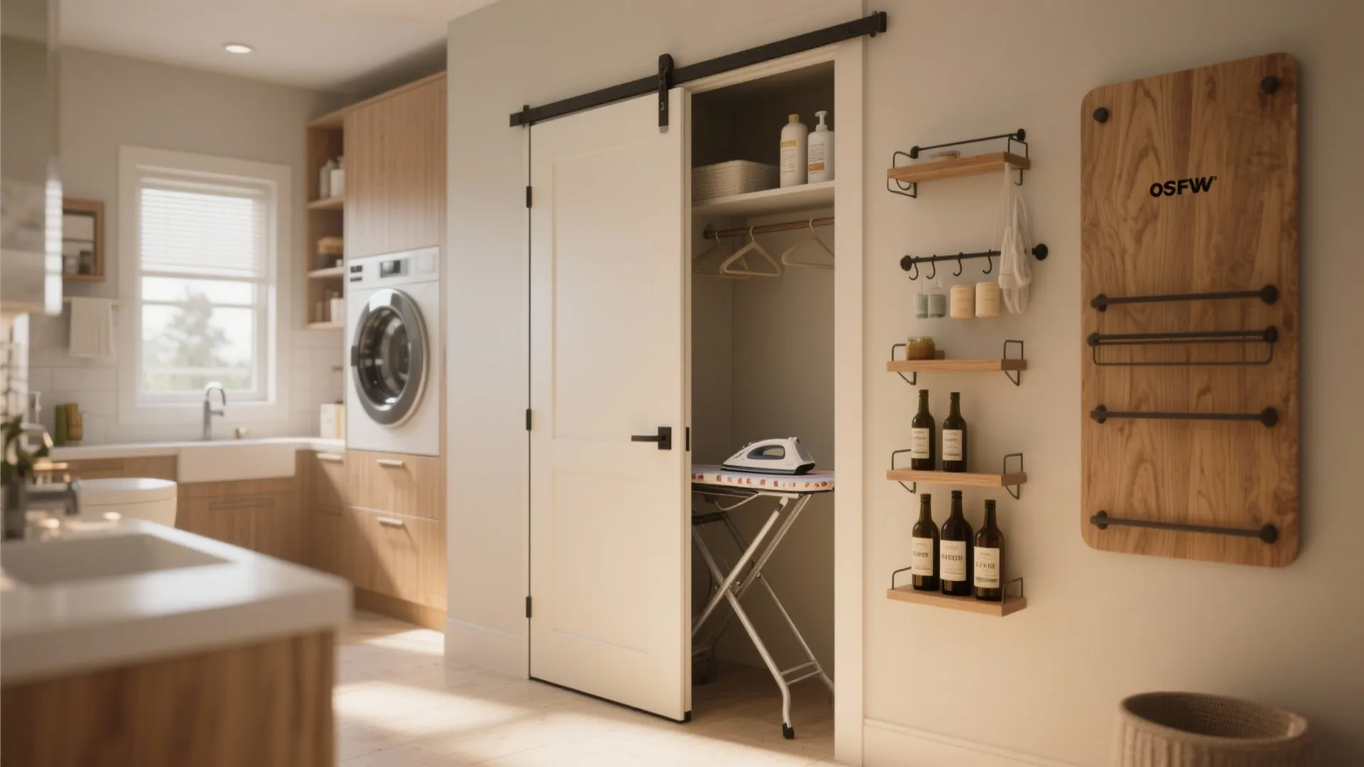 2. Turn the door into useful real estate