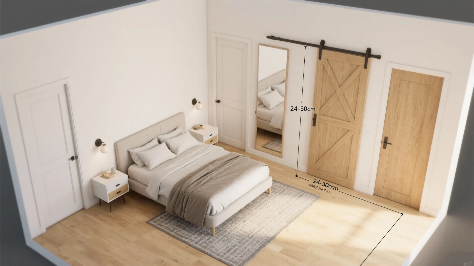 4) Pocket, sliding, or swing-optimized doors