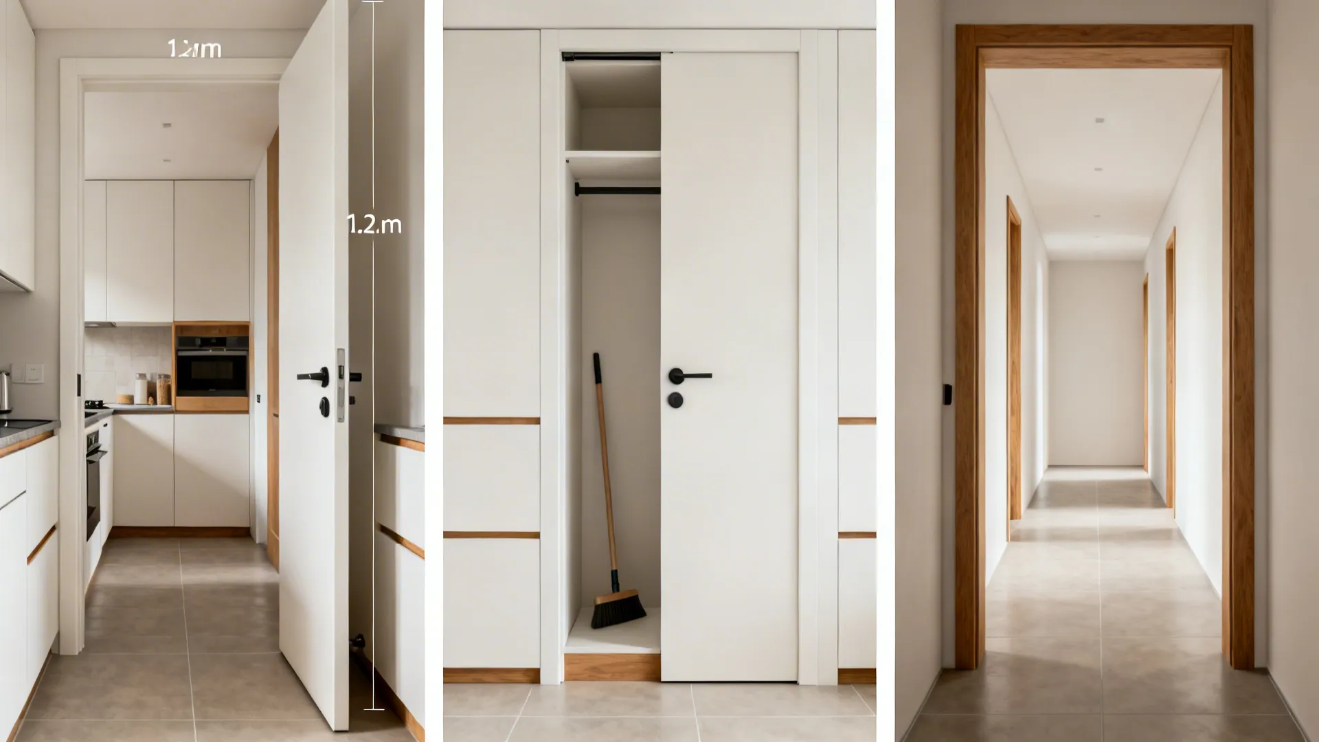 Door strategy: pocket, bifold, or no door at all