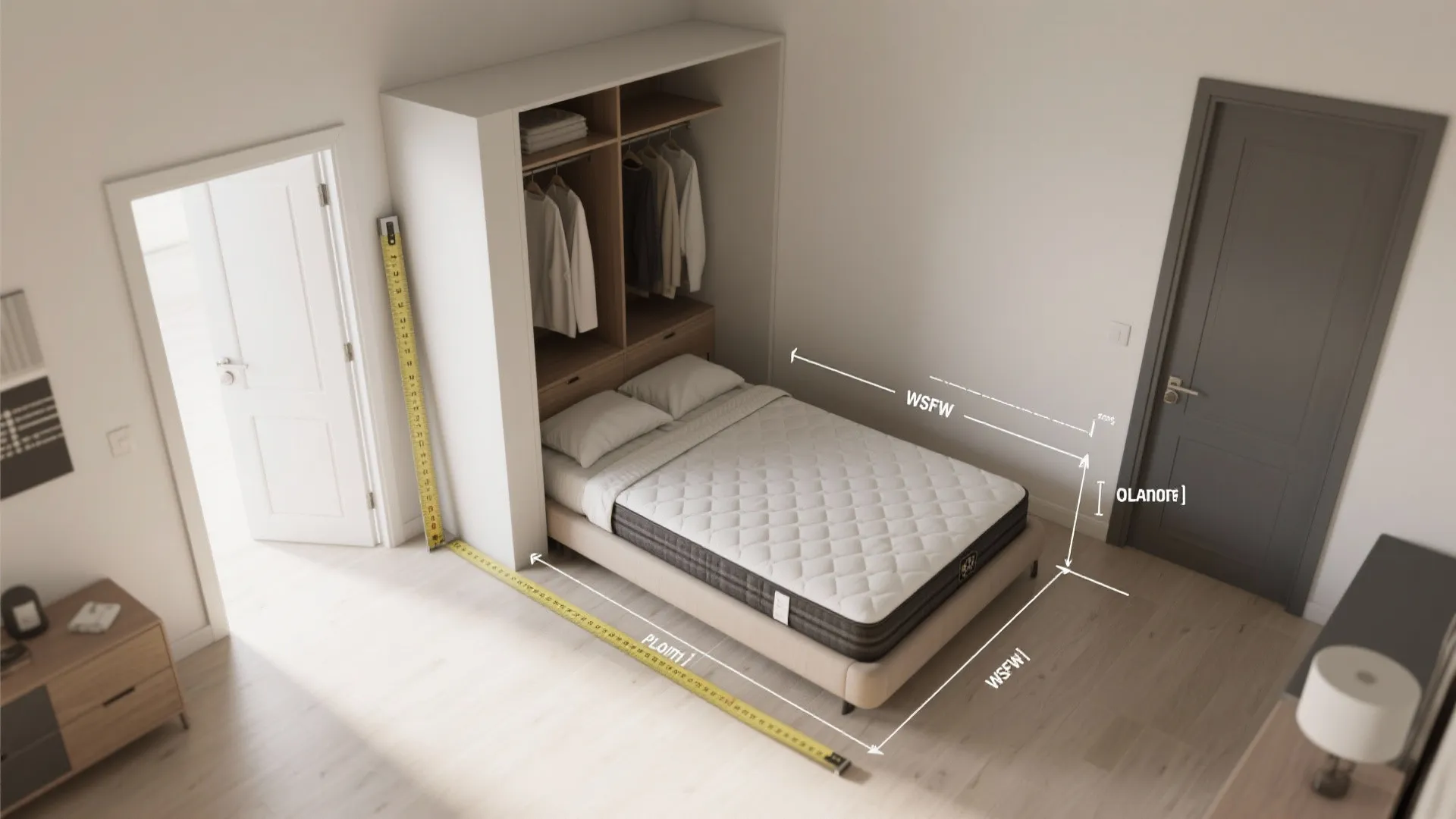 5. Tailor width to furniture and clearance needs