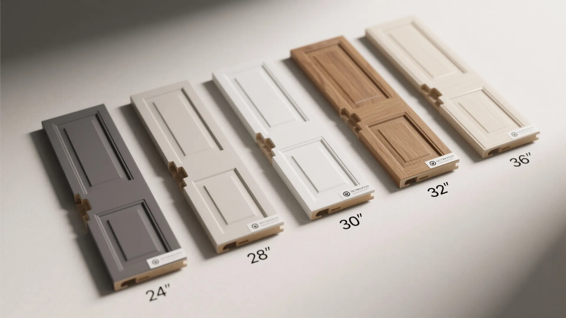 1. Know the common standard widths