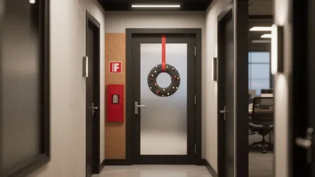 5 Office Door Christmas Decor Ideas That Wow
