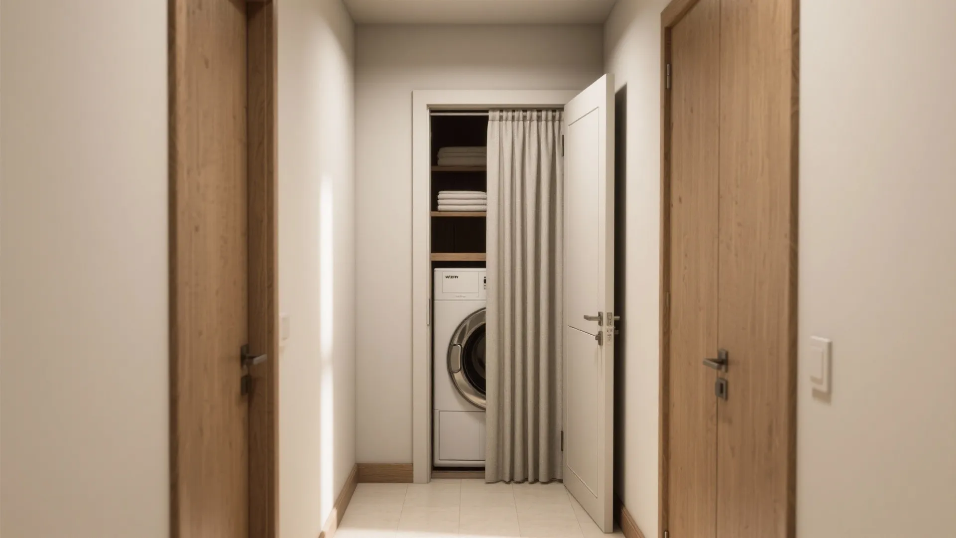 2. Make Doors Do Double Duty: Folding or Sliding Options