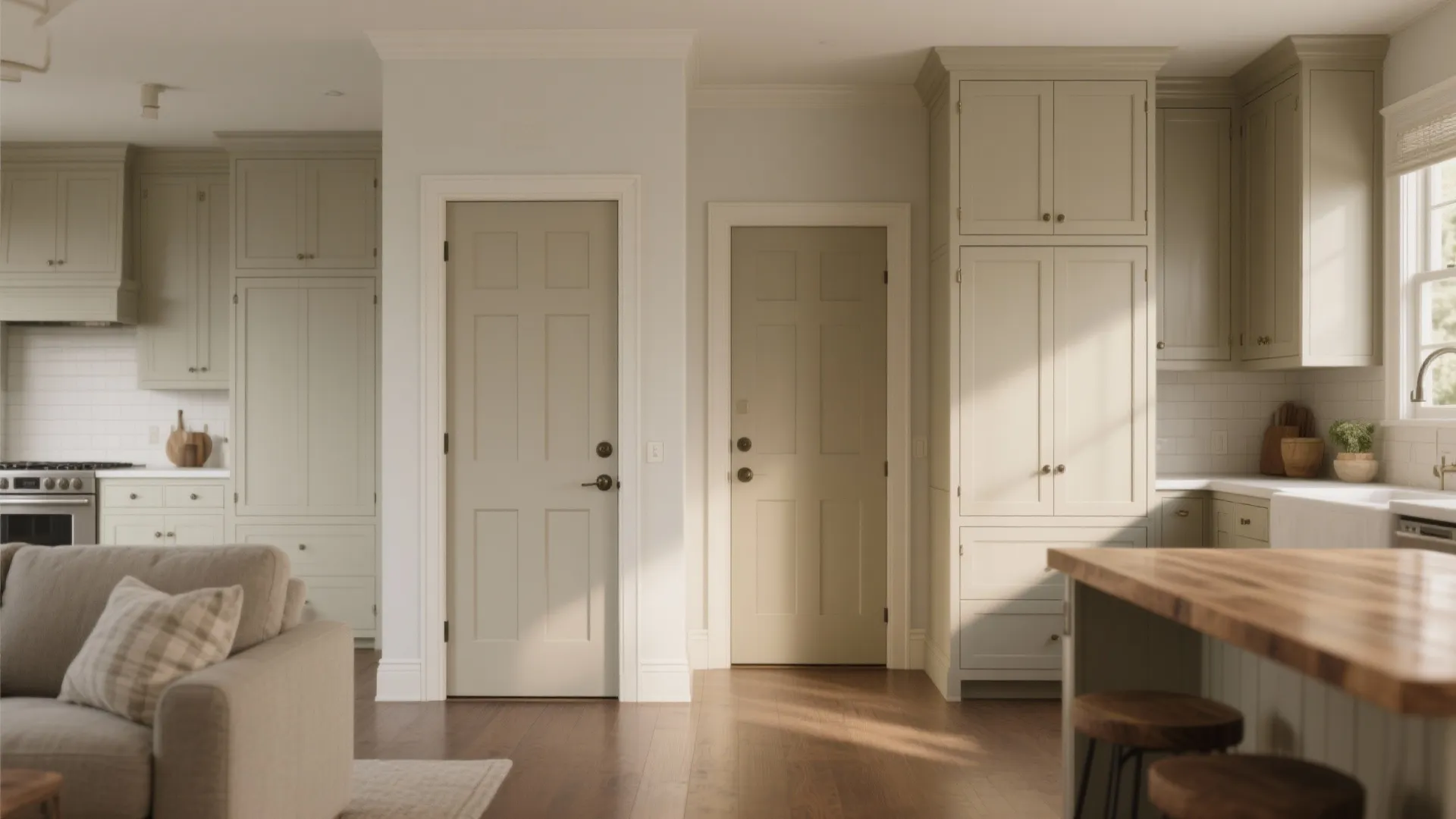 3. Match Doors to Millwork for Cohesion