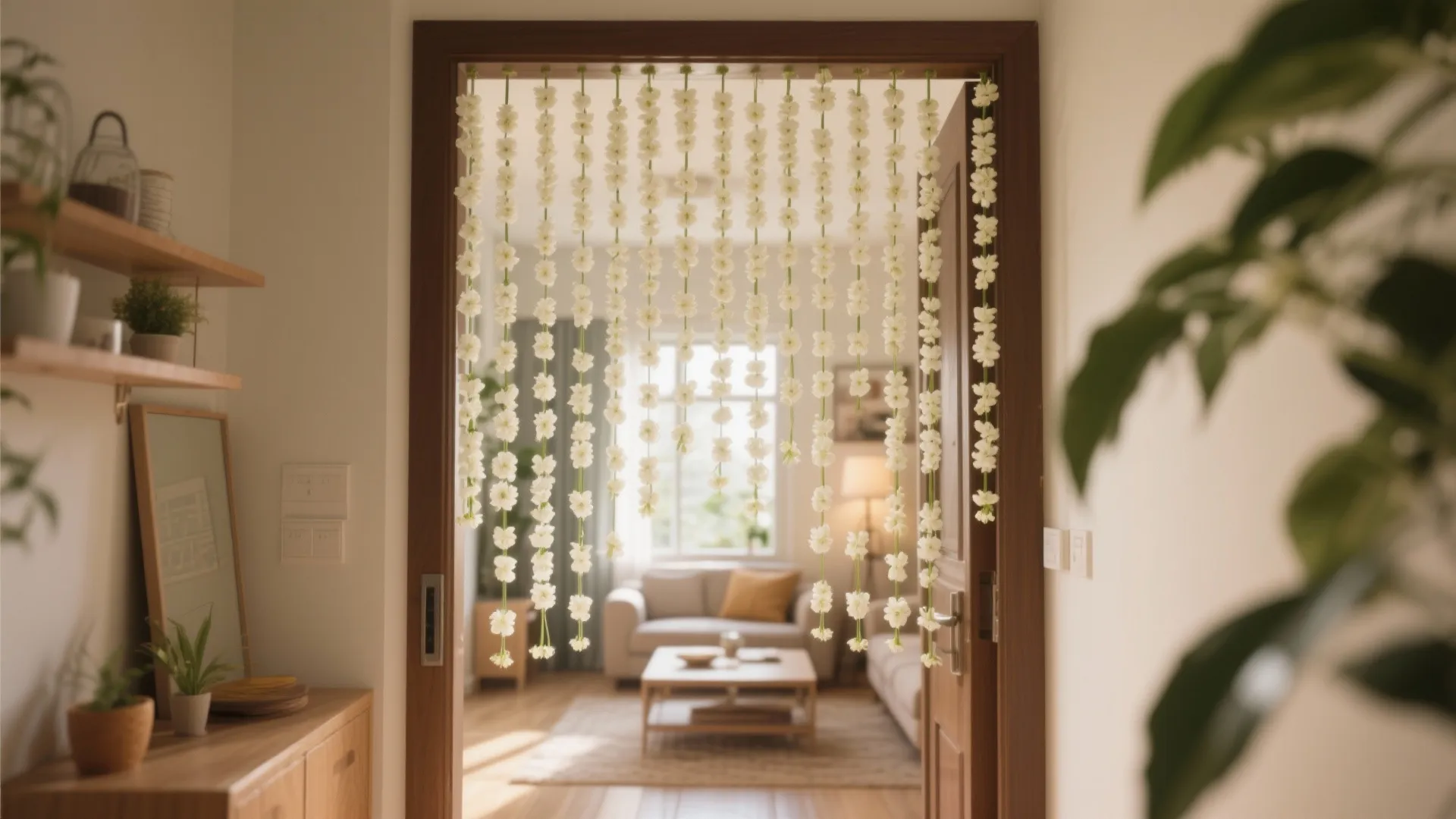 3. Doorway Mogra Curtain