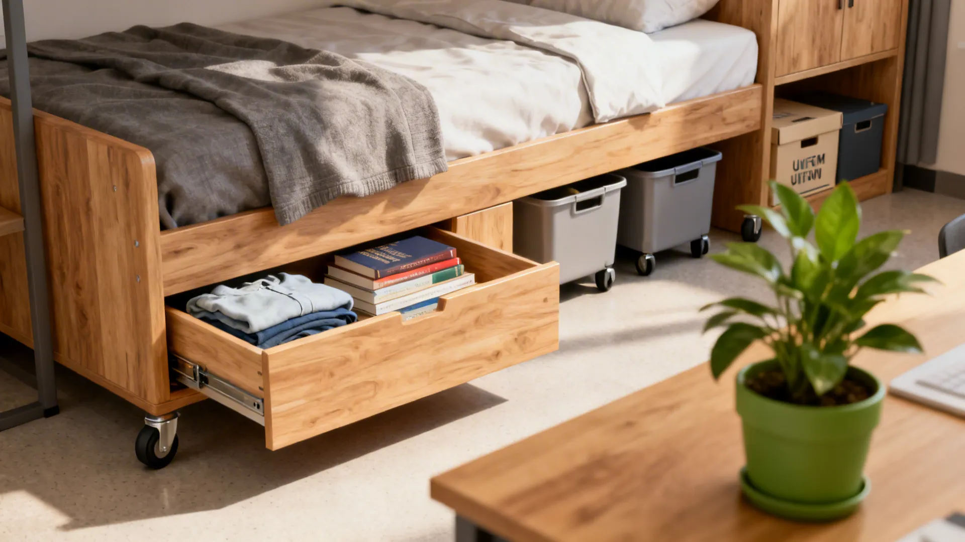 5 Smart Under-Bed Storage Ideas for Dorm Rooms