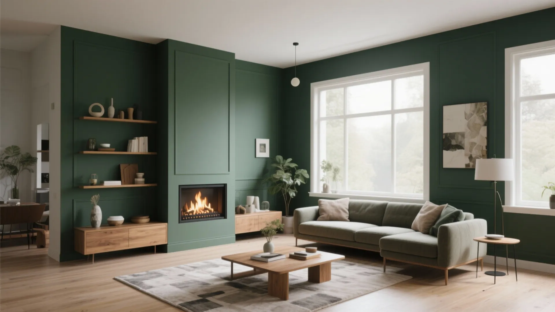 7. Double Accent Walls