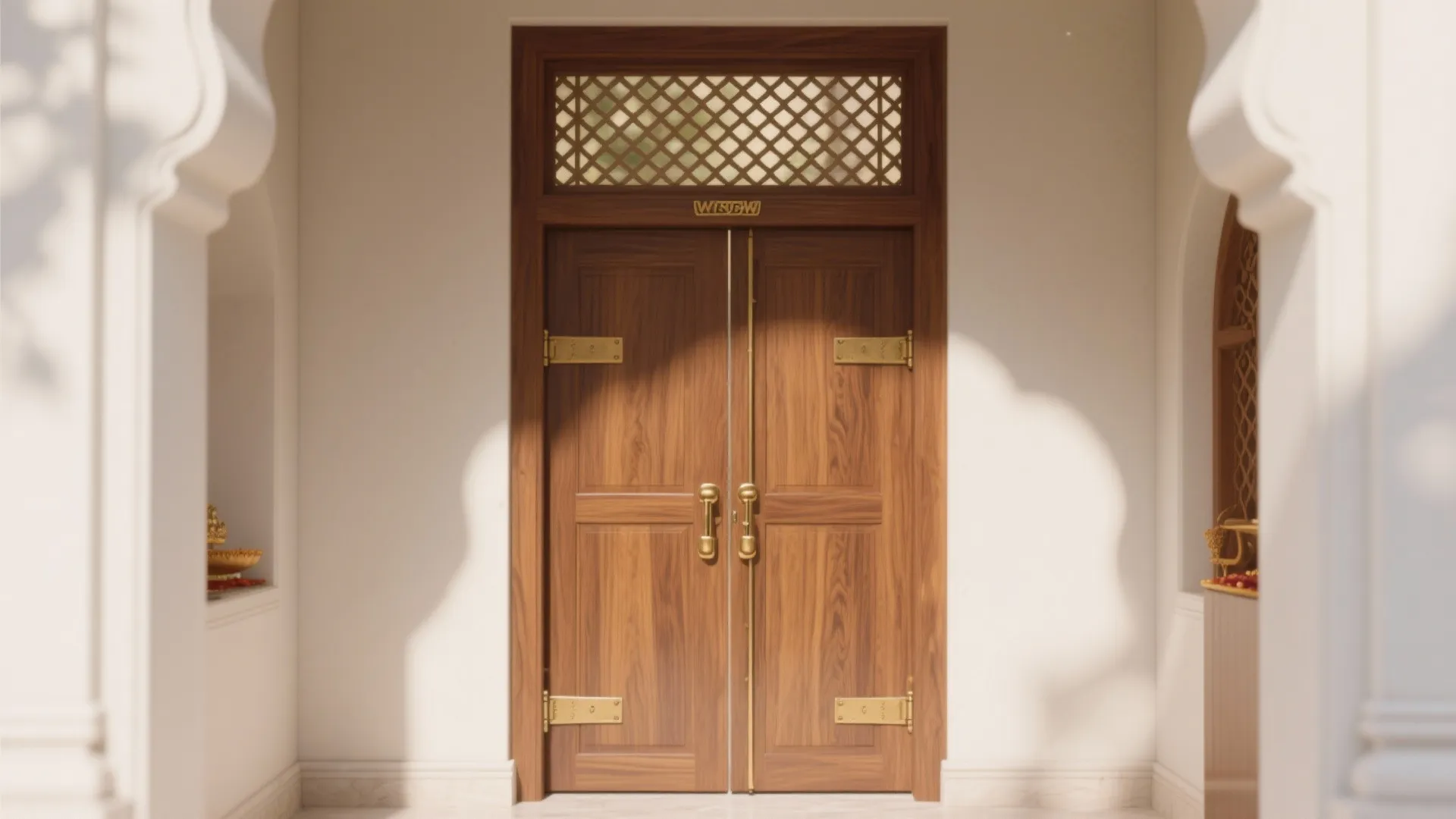 Double-Door Niche with Acoustic and Scent Control