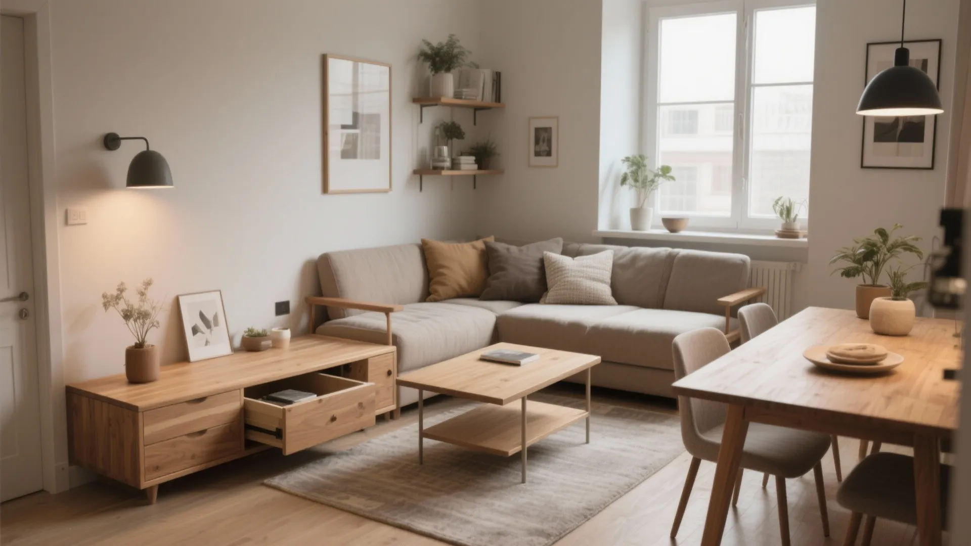 2. Double-Duty Furniture