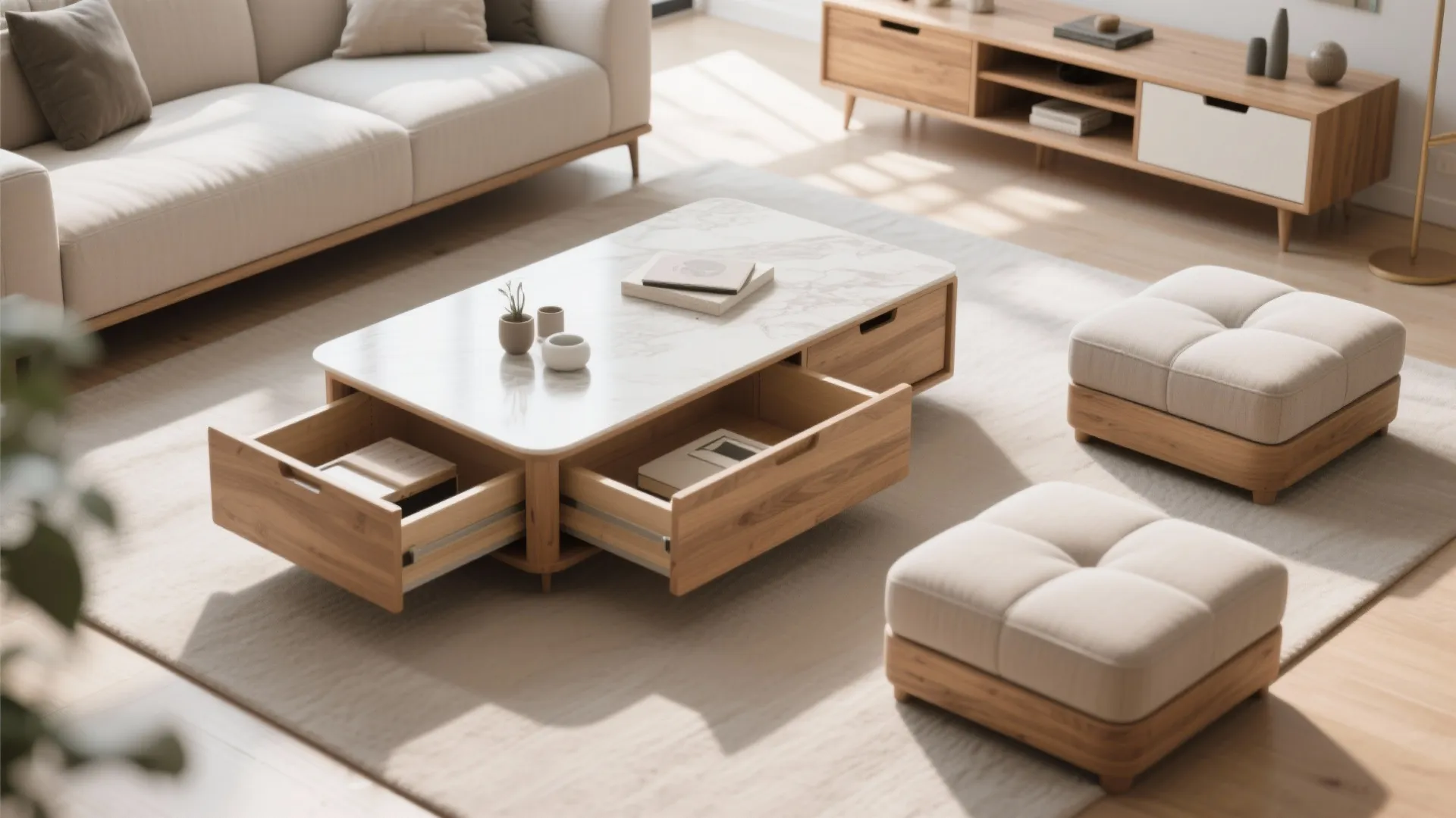 6. Double Duty Furniture