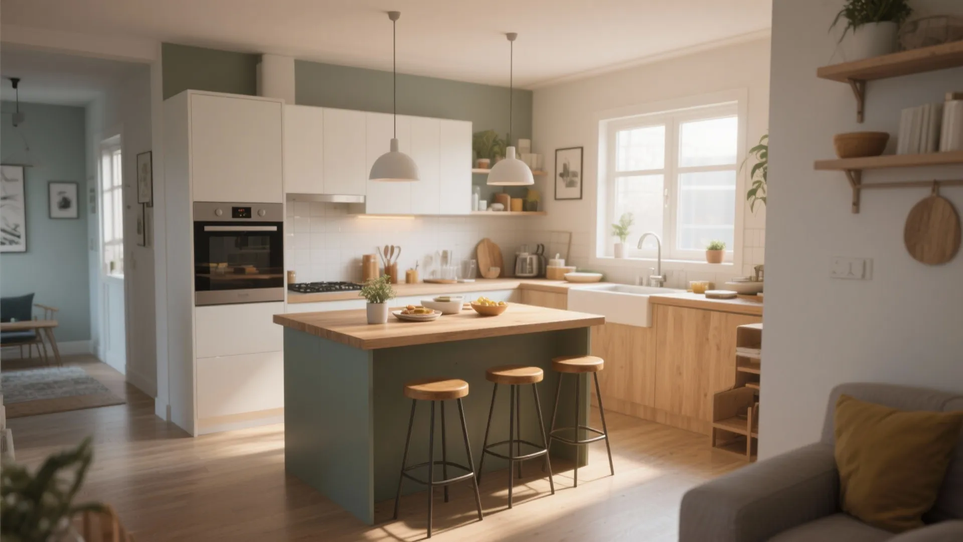 3. Double-Duty Dining Island