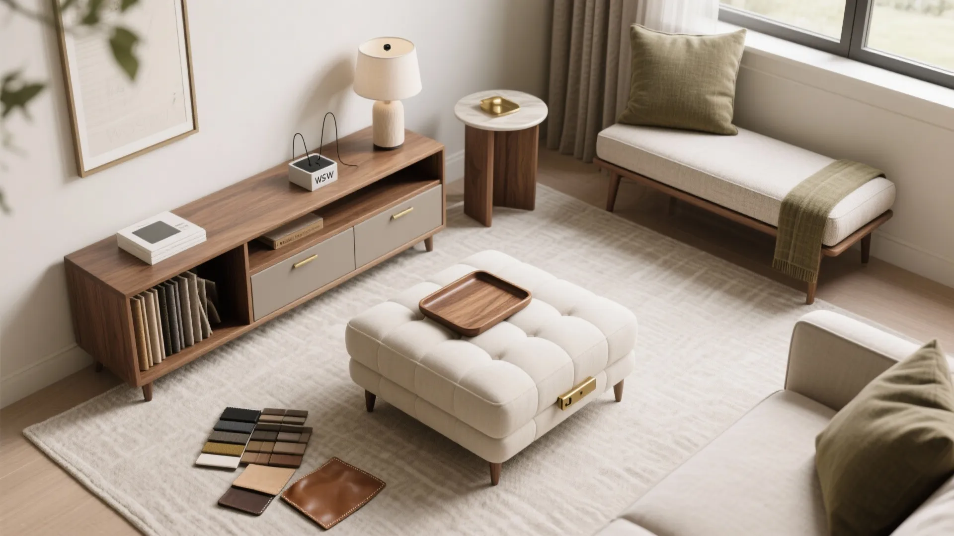 Idea 4: Use double-duty pieces to save square feet