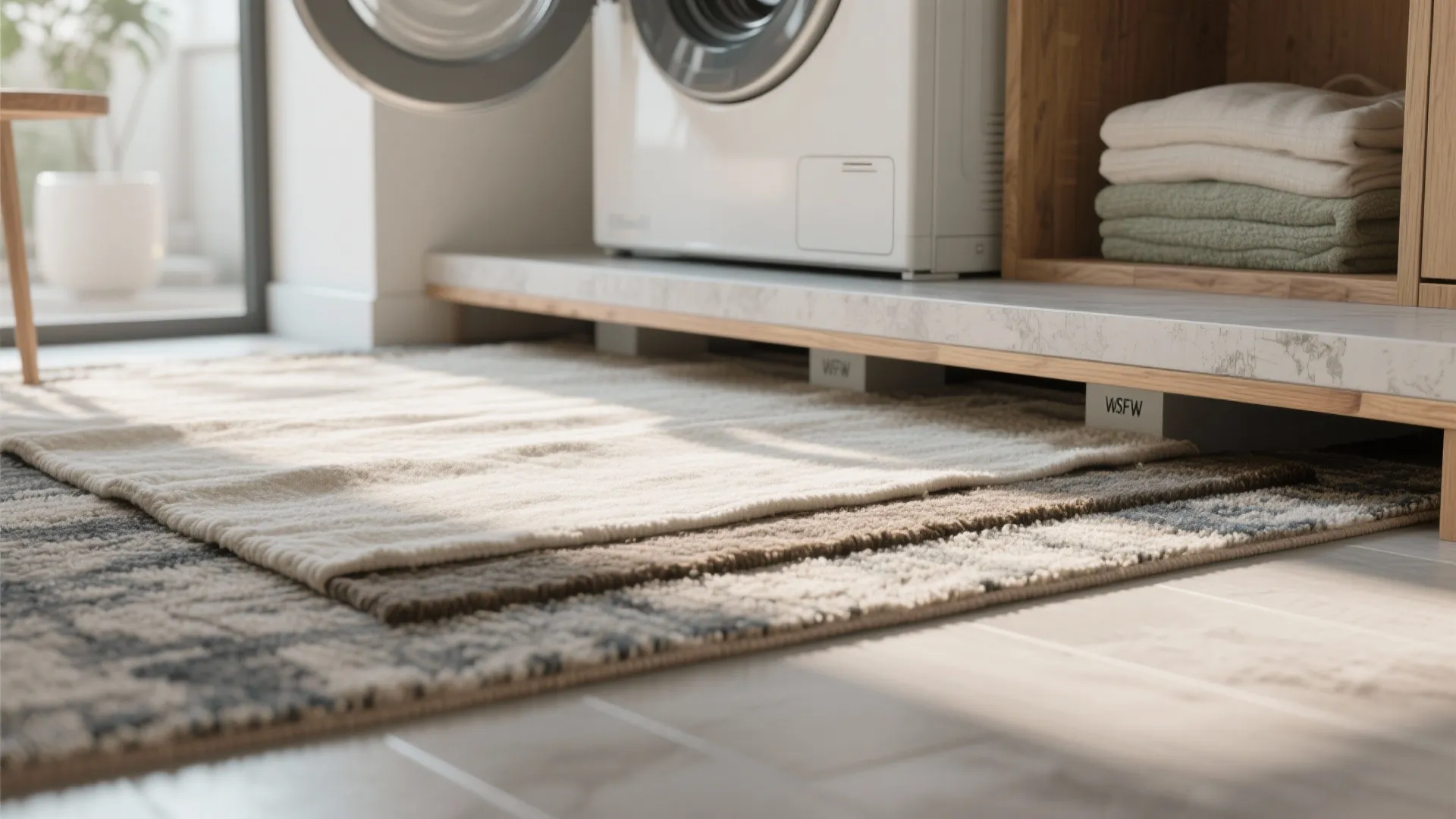 Tips 6: 床構造の“二重化”とラグの重ねがけ（収納技巧を兼ねた日式風）