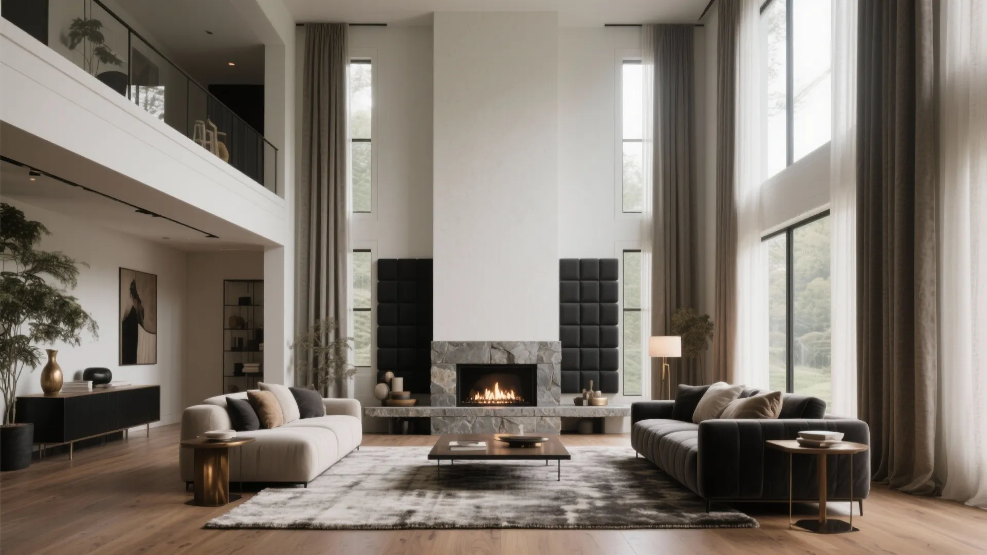 Double-Height Living, Curated Not Cavernous