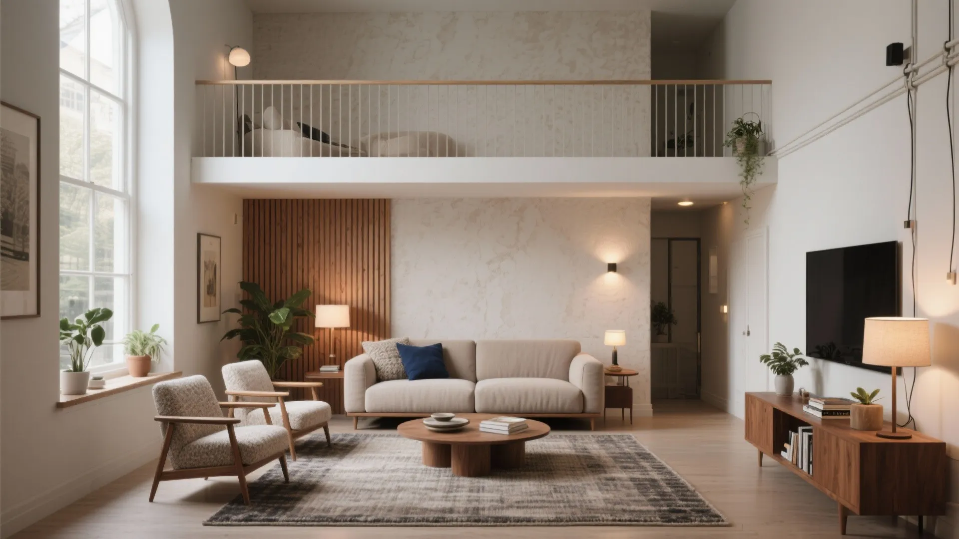 Small Double Height Living Room: Maximizing Space & Style: 1 Minute to Transform Any Tiny Living Room with Double Height