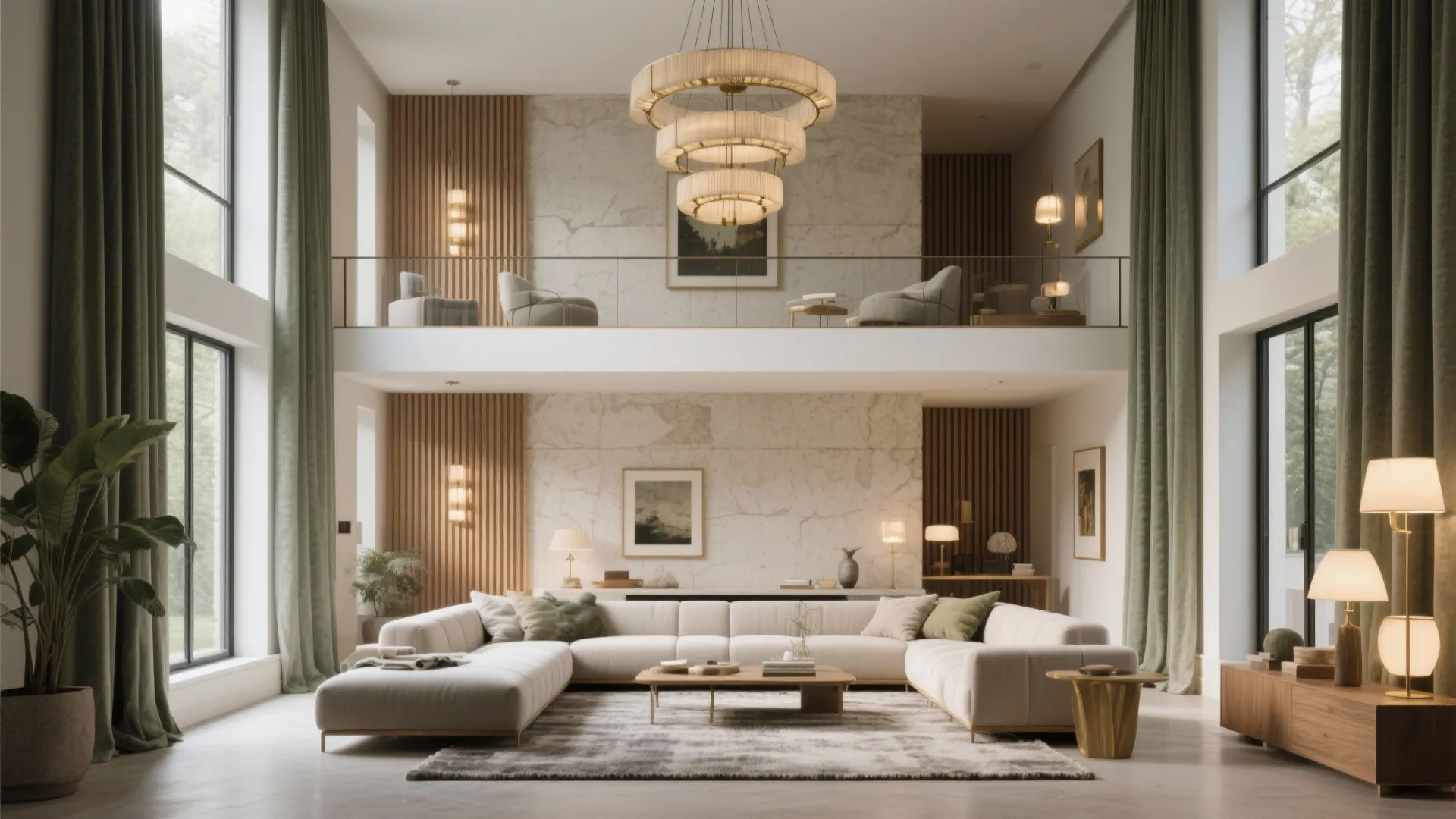 Double Height Living Room Wall Design Ideas That Inspire: 1 Minute to Transform Your Double Height Living Room Wall