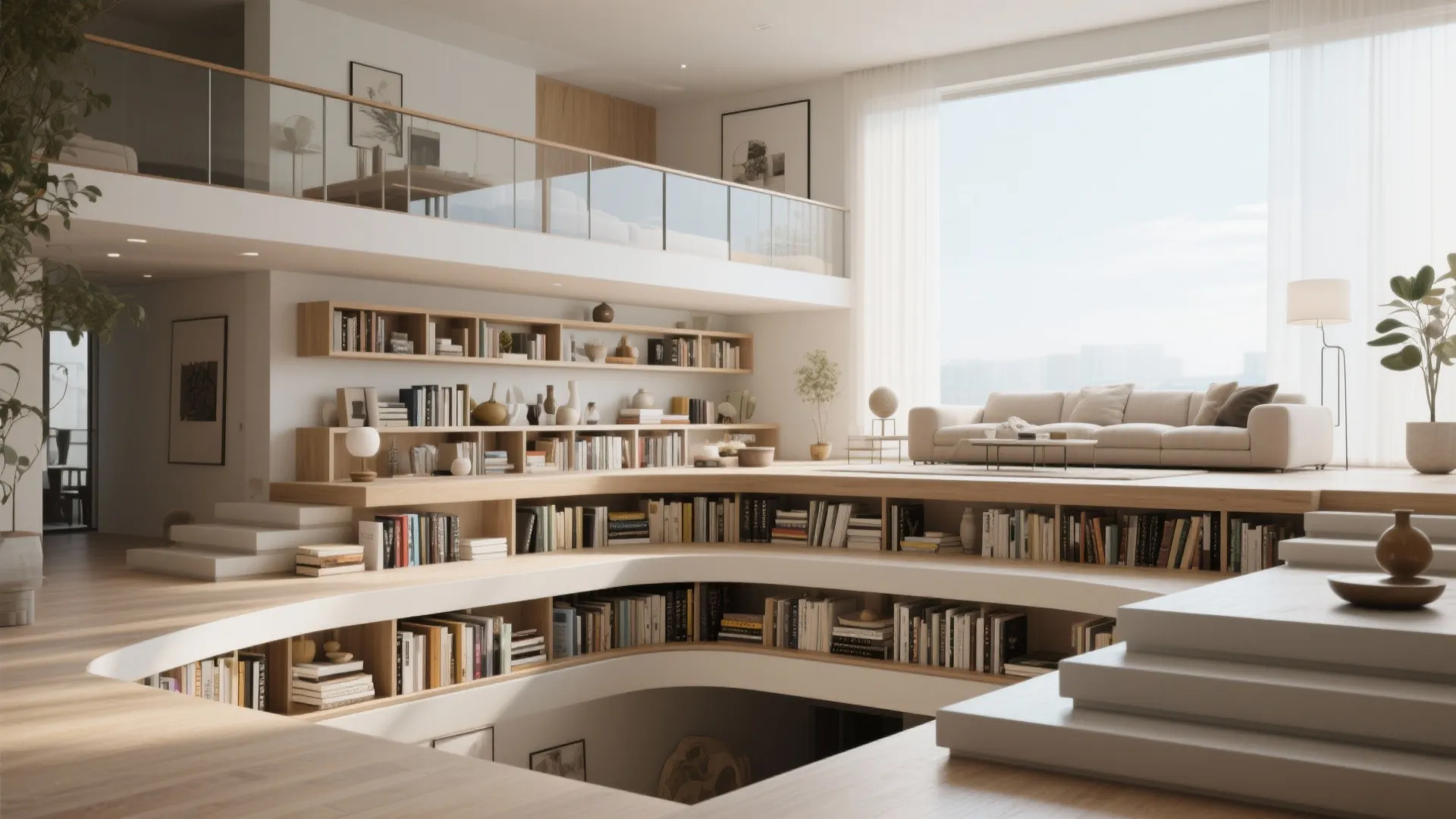 9. Double Height Shelving