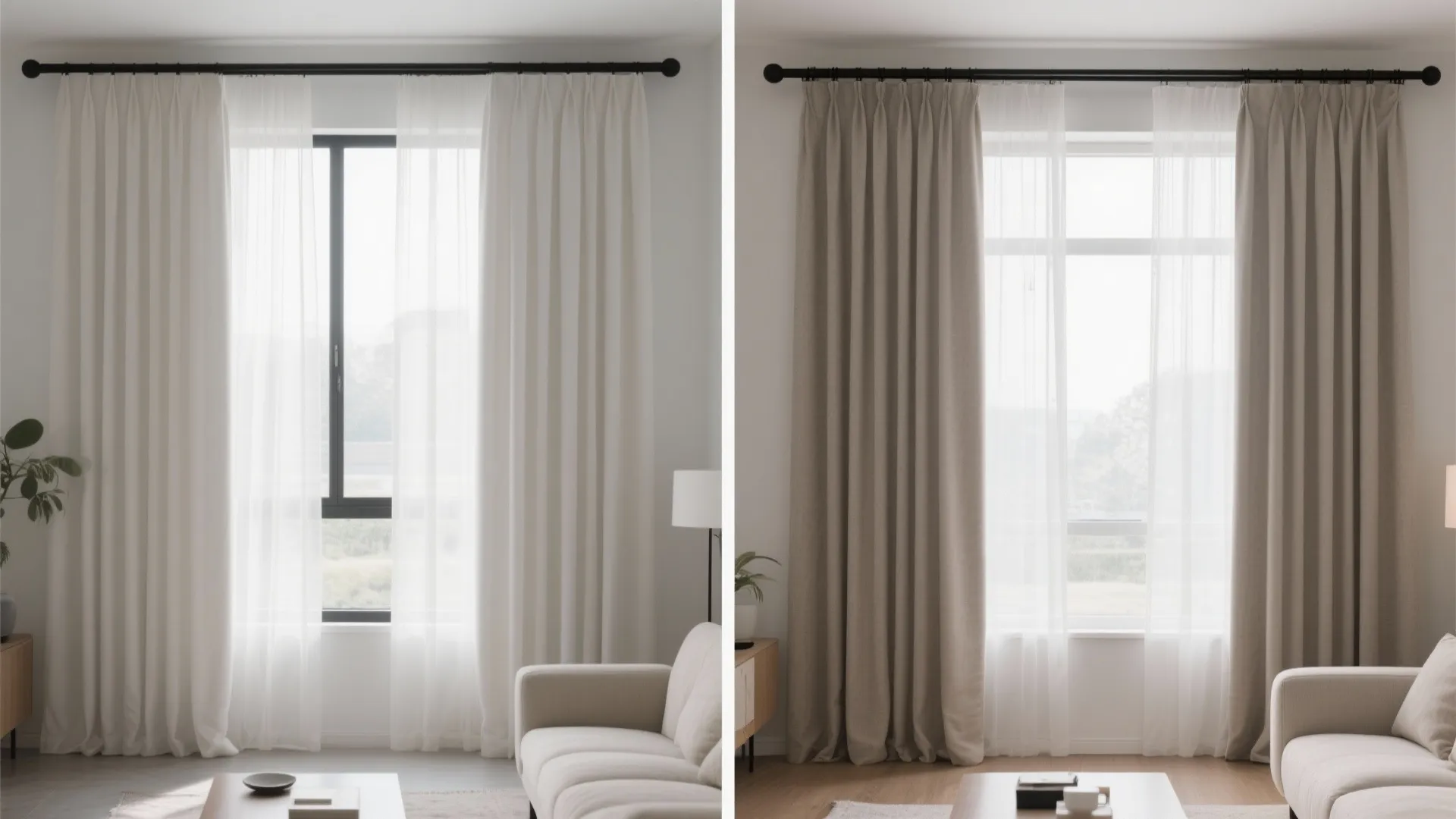 Double-Layer: Sheer + Solid