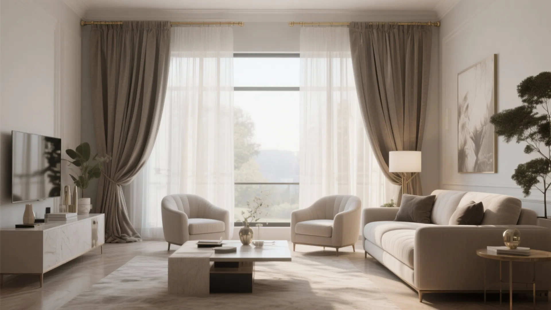 9. Double-Rod Curtain Systems