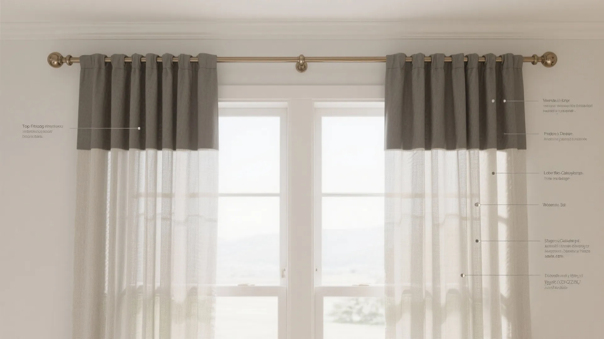 Tailored Blackout + Sheer Combo