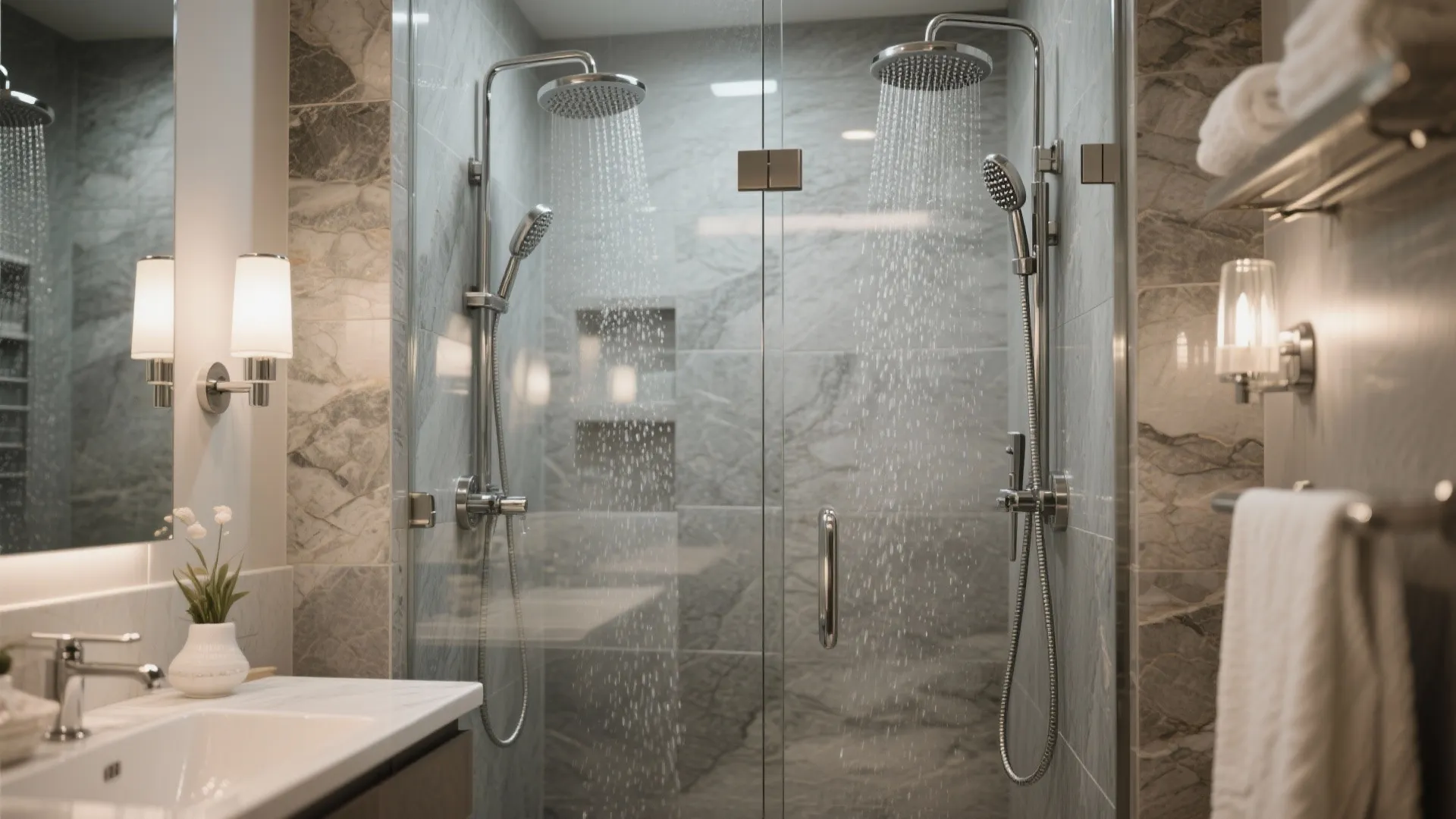 3. Double Shower Heads