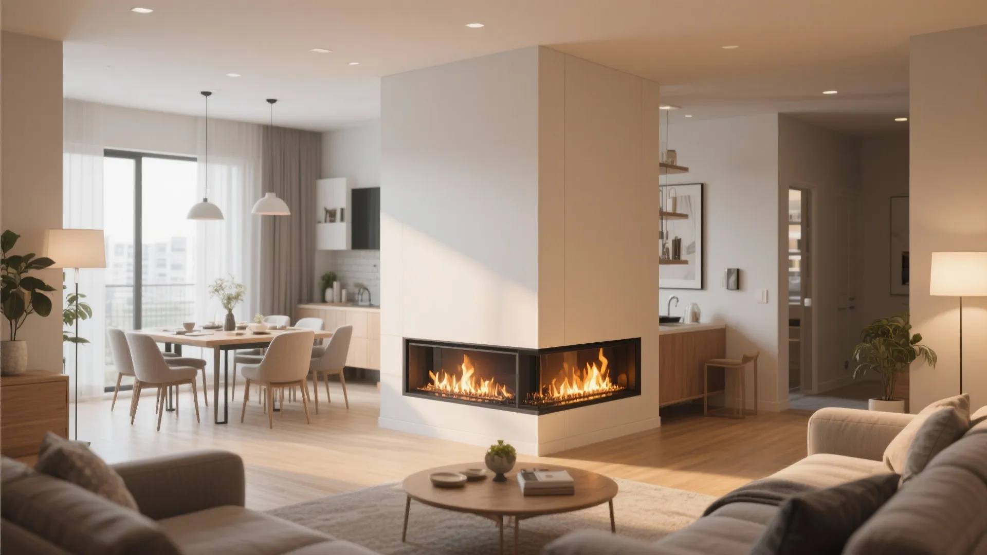 Double-Sided Room Divider