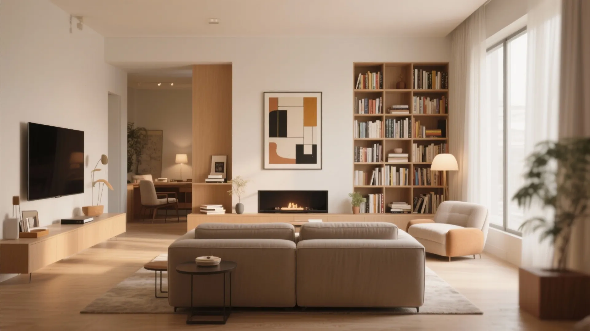 Double-Sided Sofa for Division