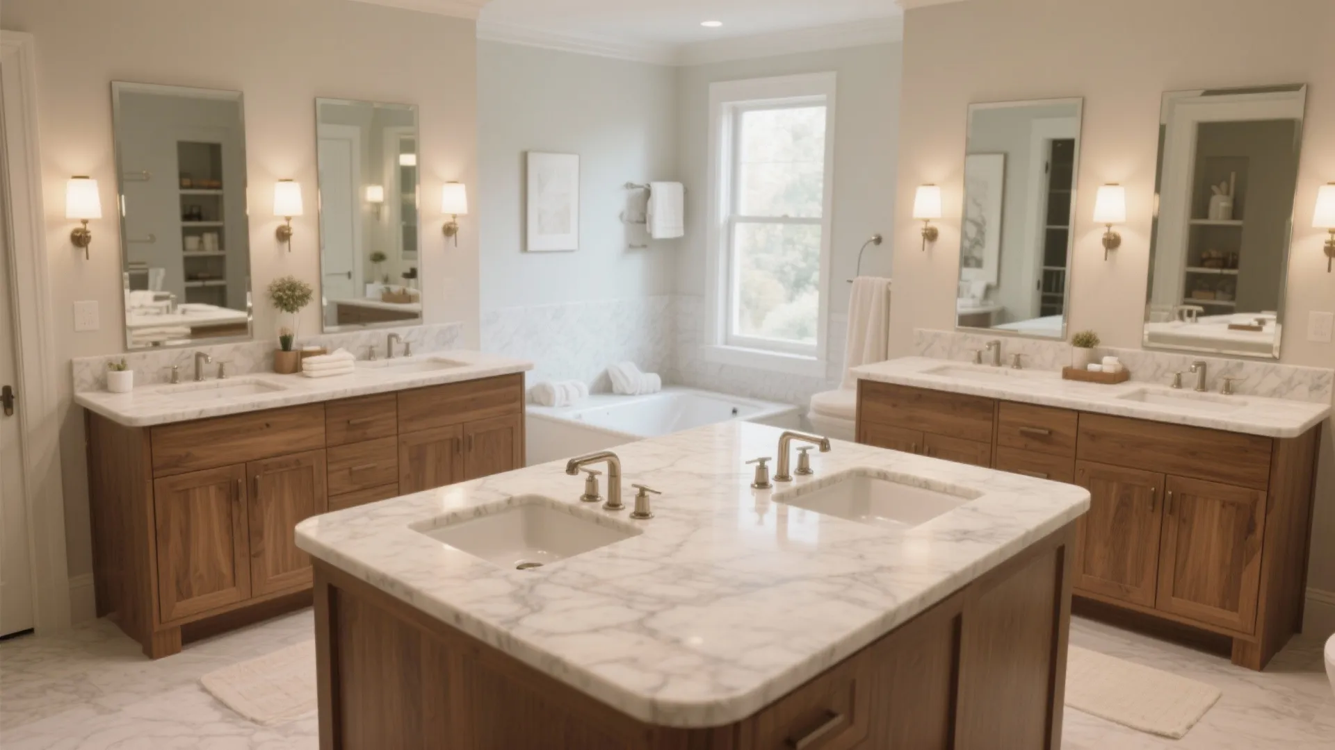 2. Double-Sink Islands for His-and-Her Flow